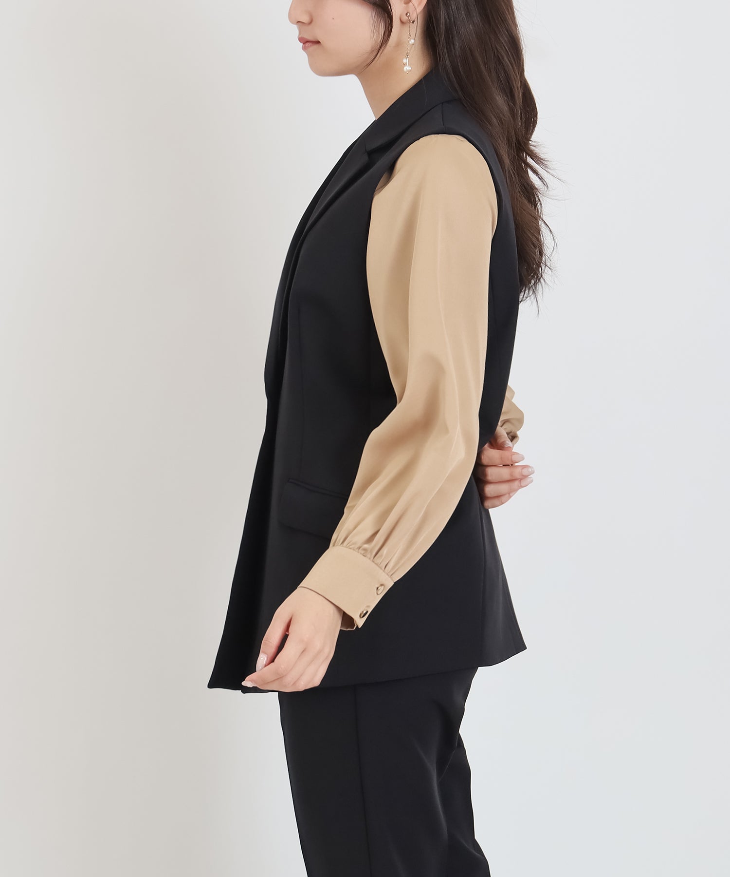 ブラック　model：160cm　着用サイズ：M