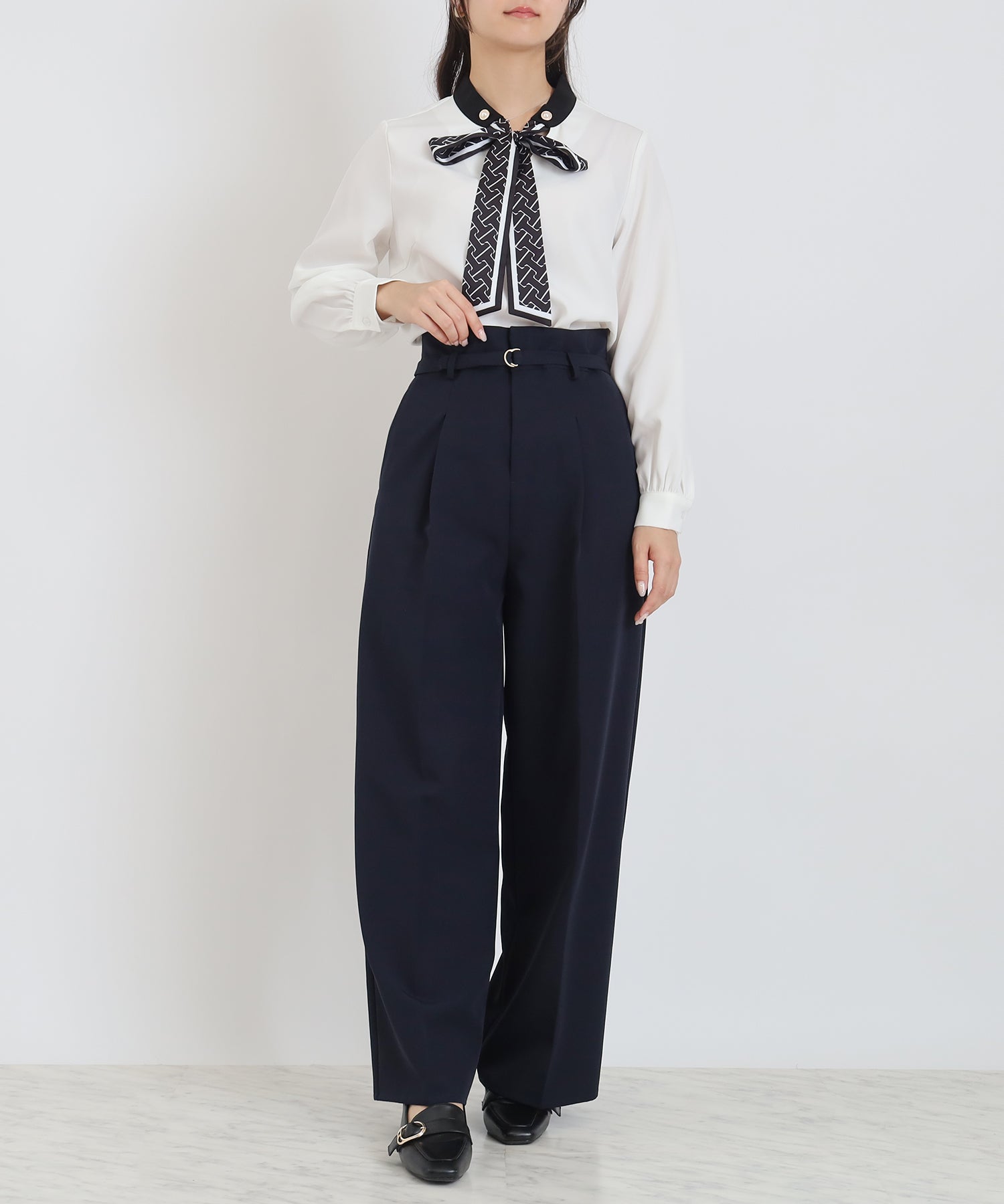 ネイビー　model:160cm  着用サイズ：M