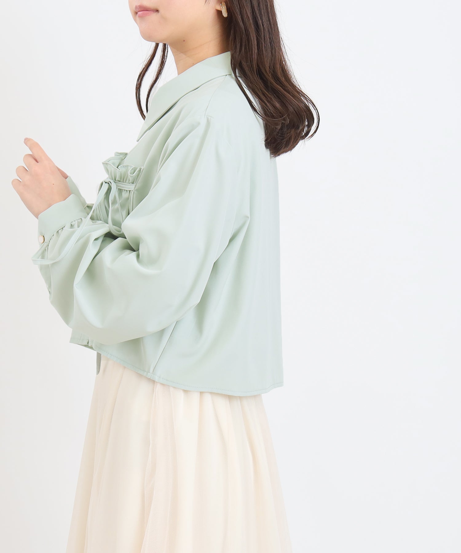 ミント　model：156　着用サイズ：M