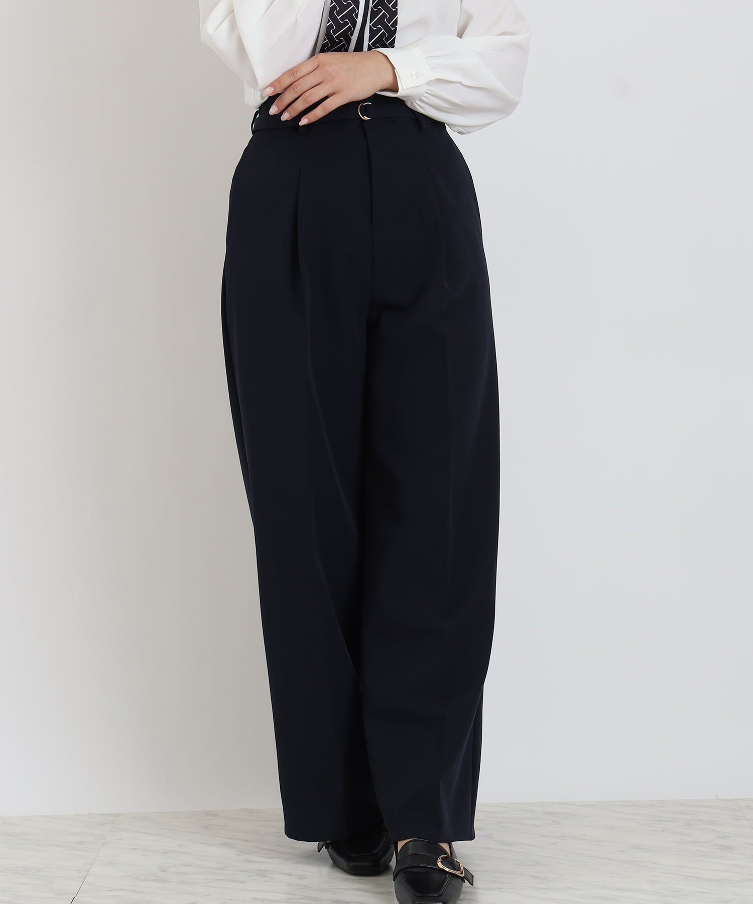 ネイビー　model:160cm  着用サイズ：M