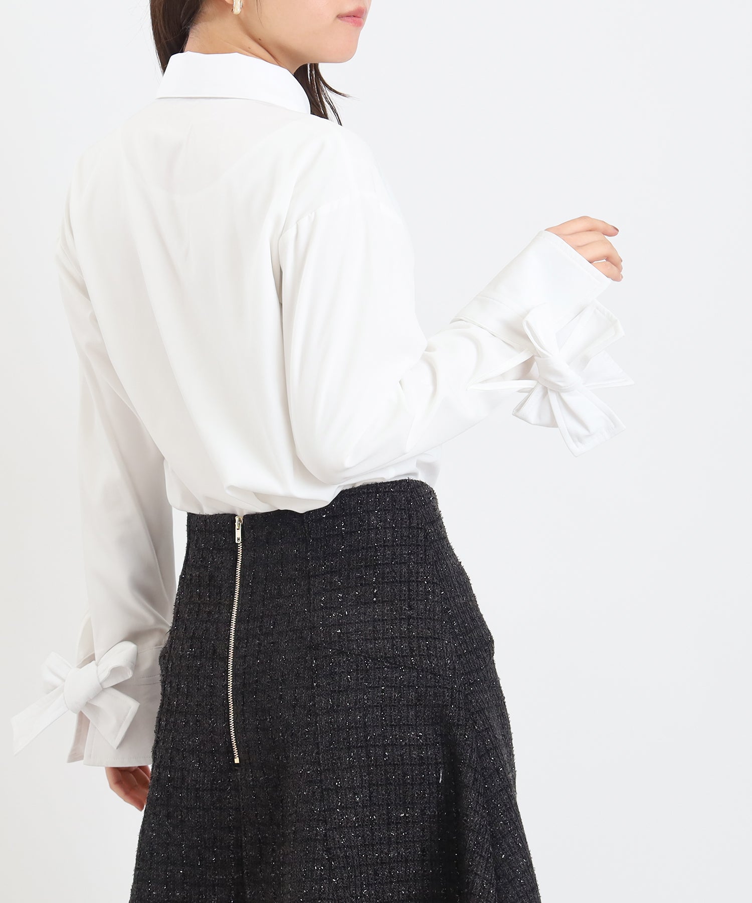 ホワイト　model：156　着用サイズ：M