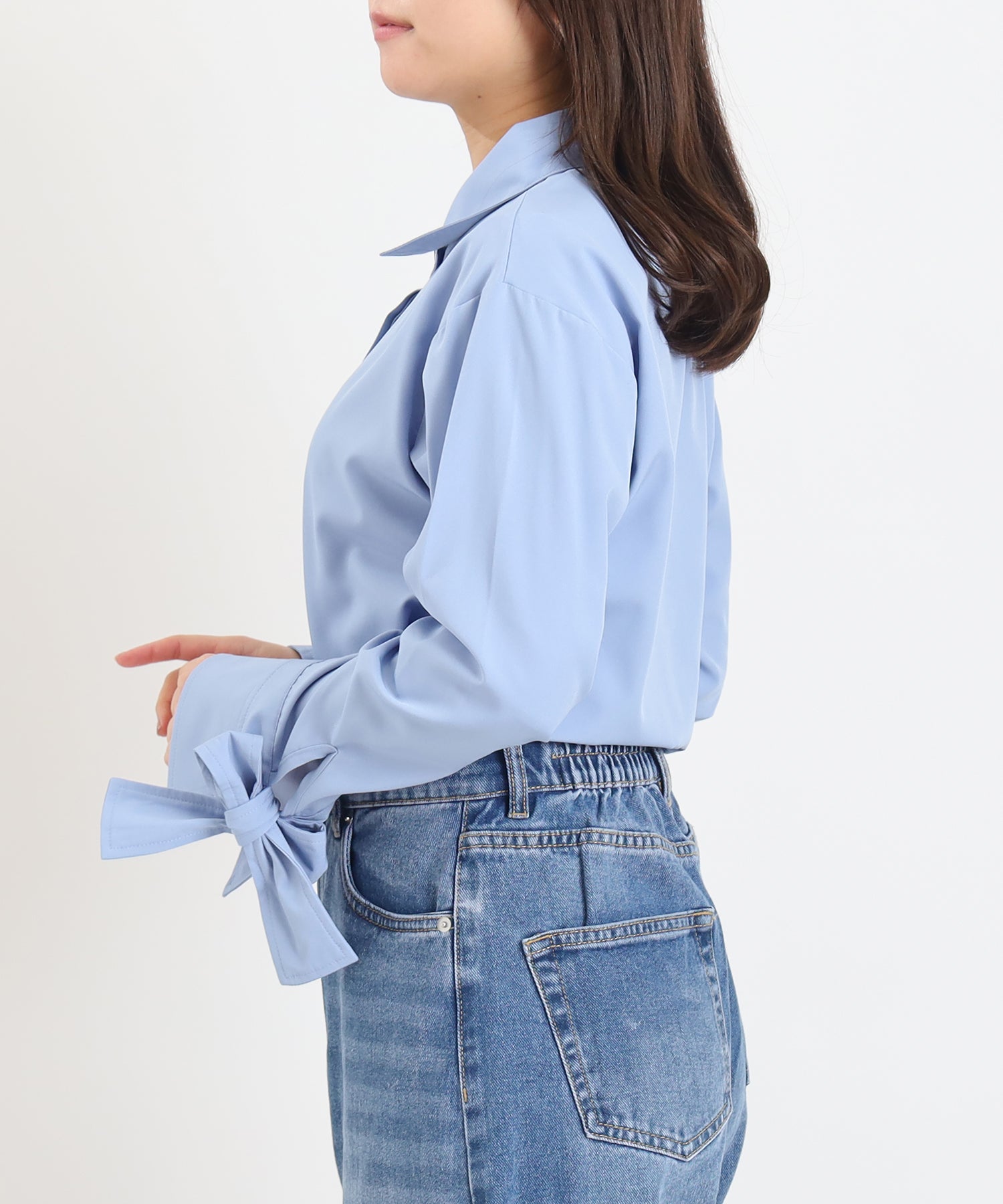 ブルー　model：156　着用サイズ：M