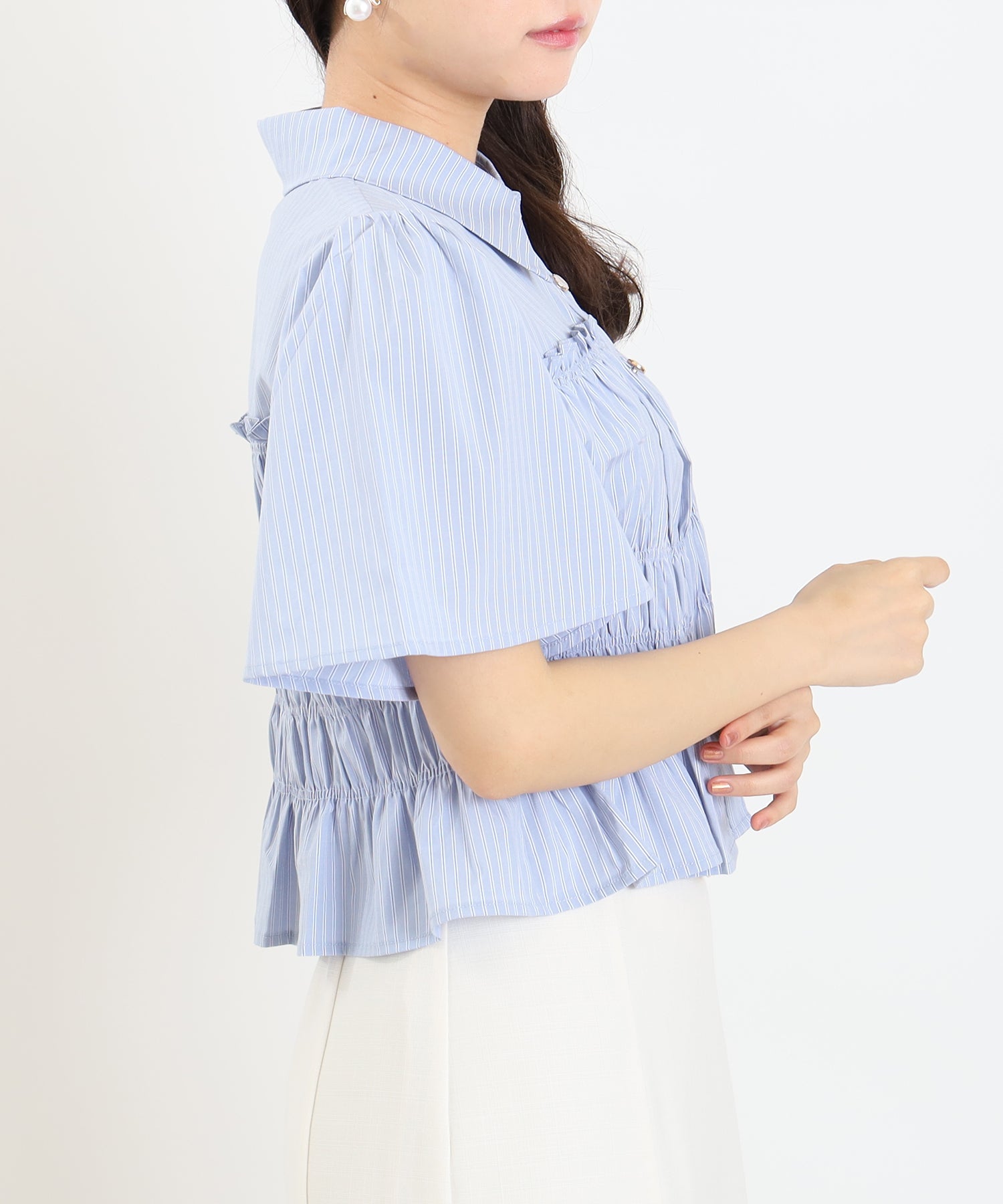 サックス　model:156cm  着用サイズ：M
