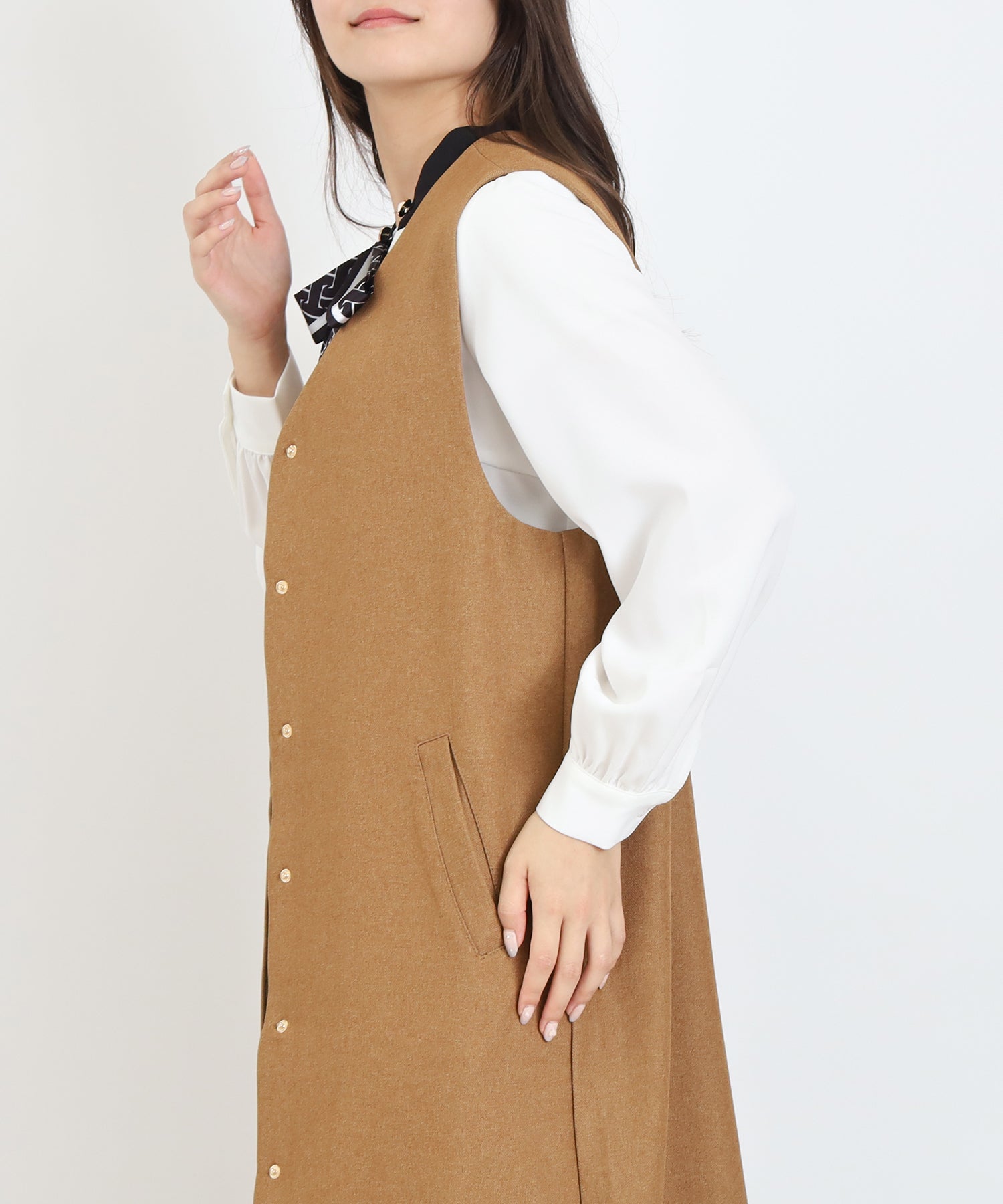 キャメル　model：160　着用サイズ：M