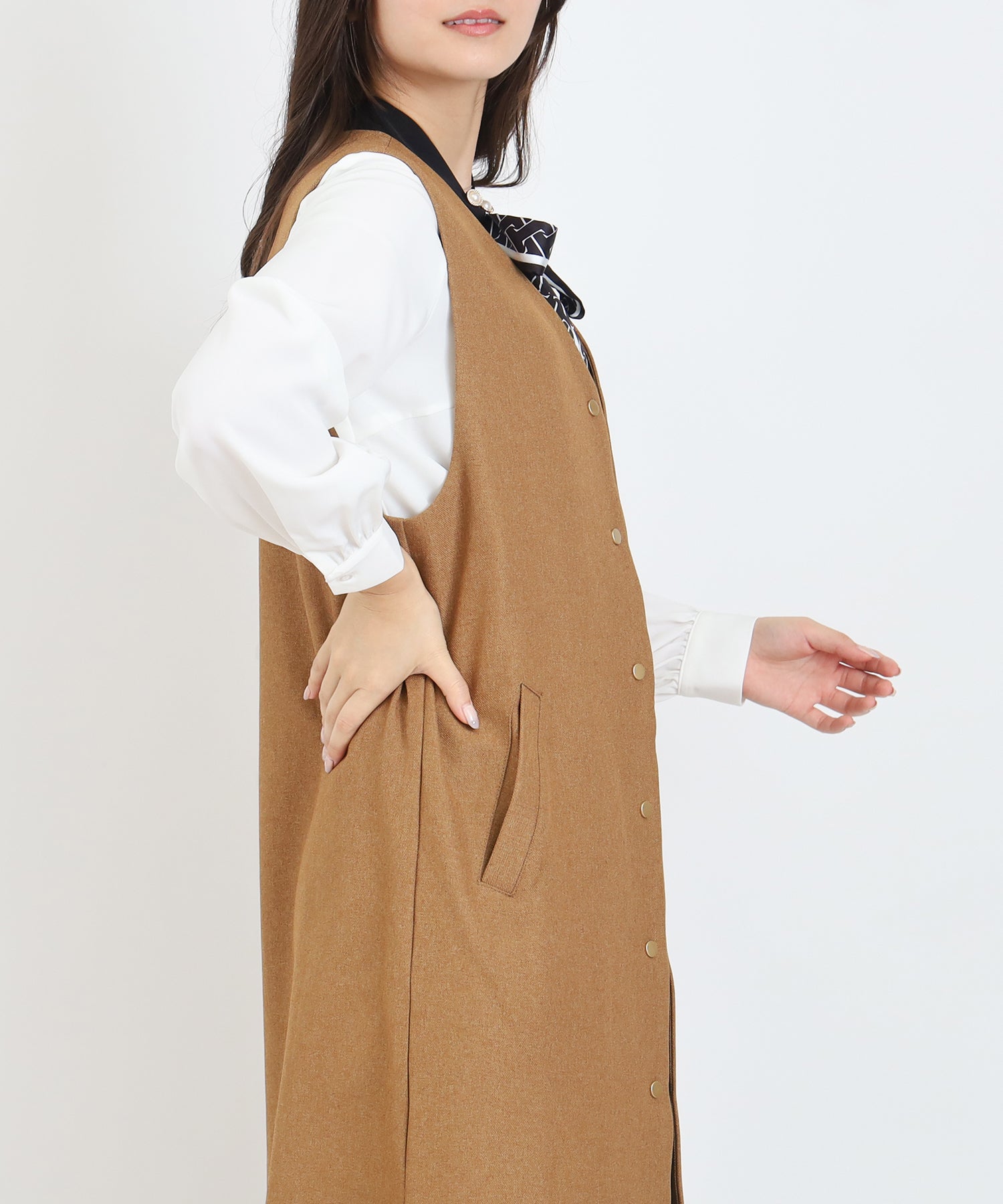 キャメル　model：160　着用サイズ：M