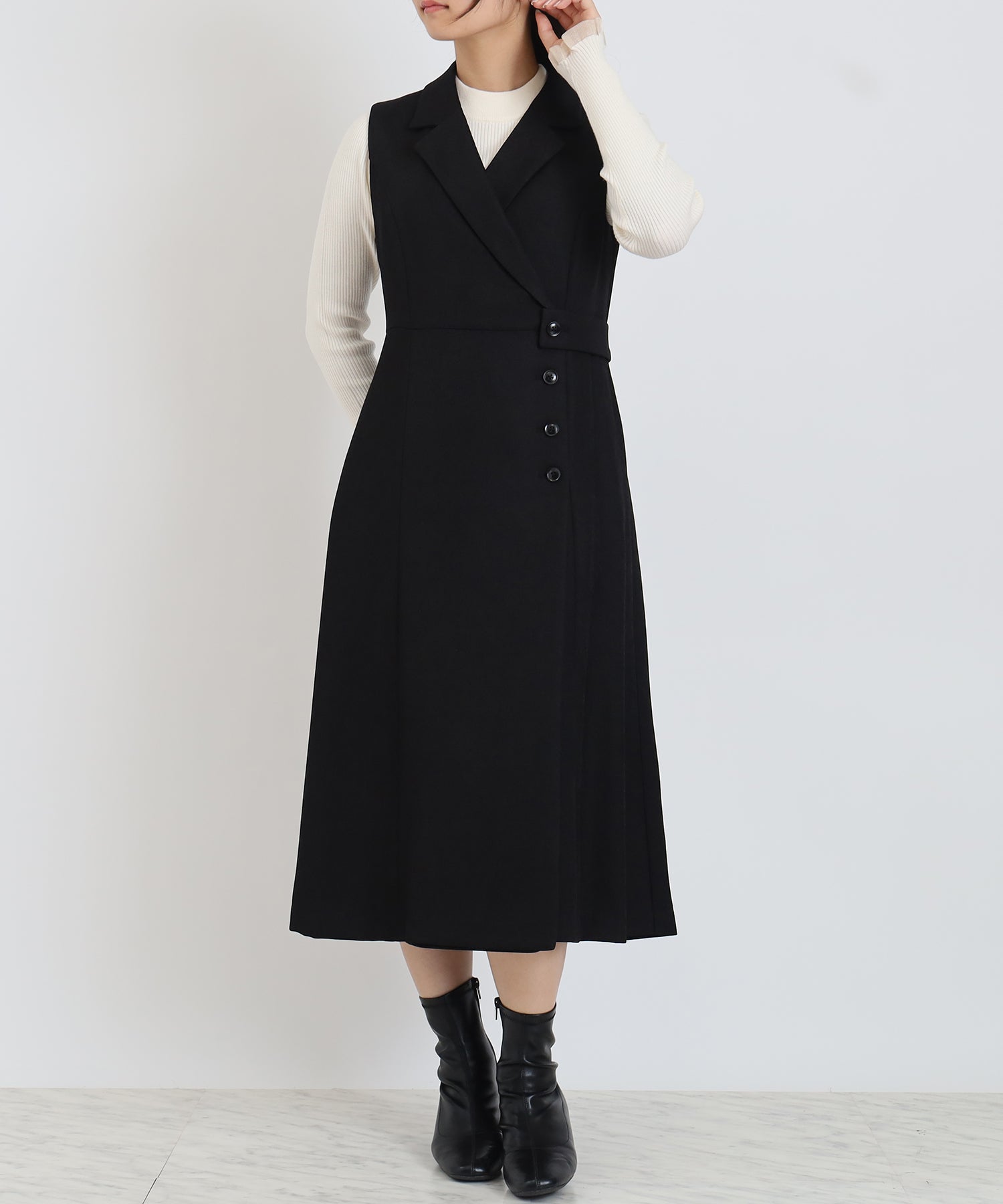 ブラック　model:160㎝　着用サイズ：M