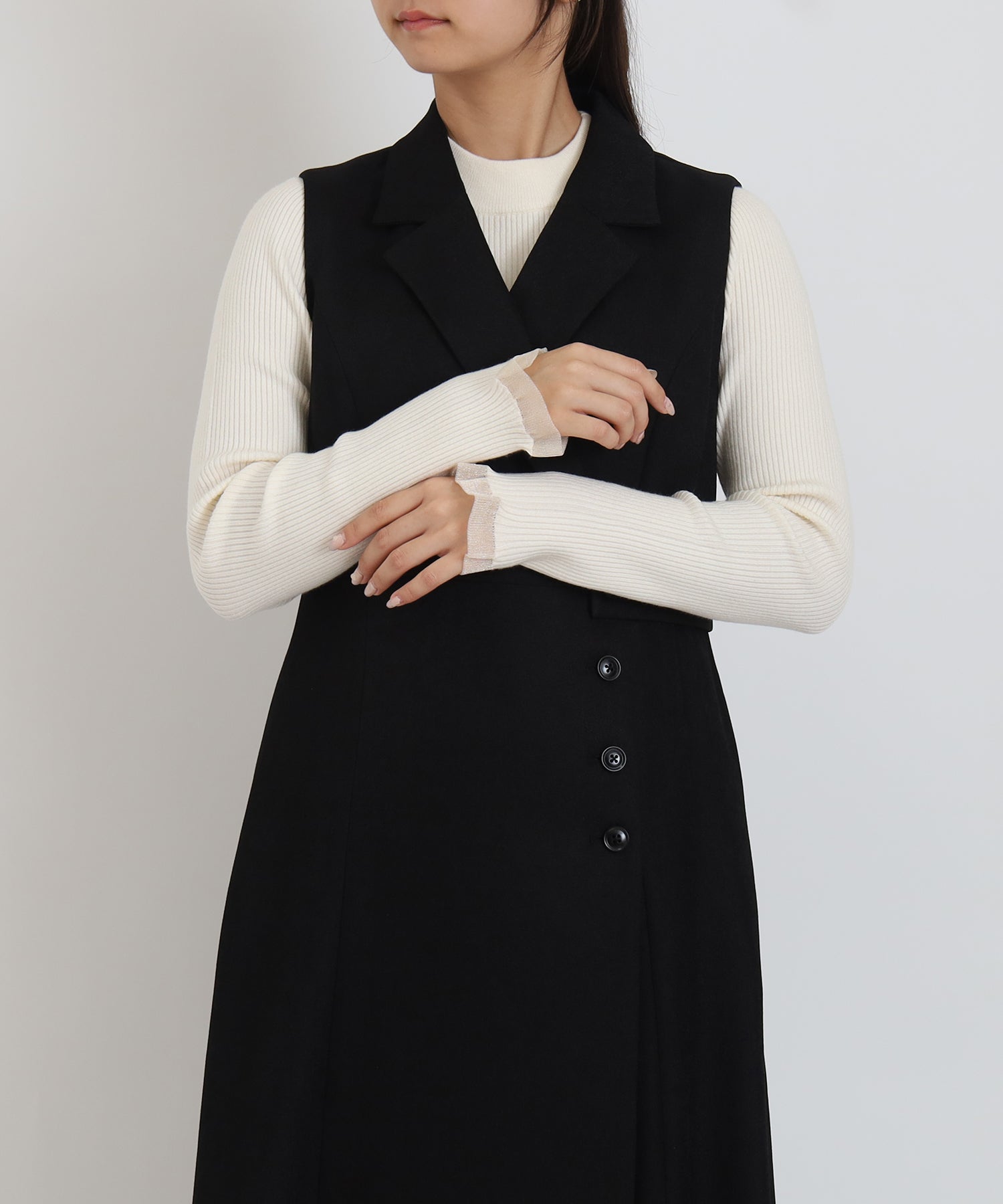 ブラック　model:160㎝　着用サイズ：M