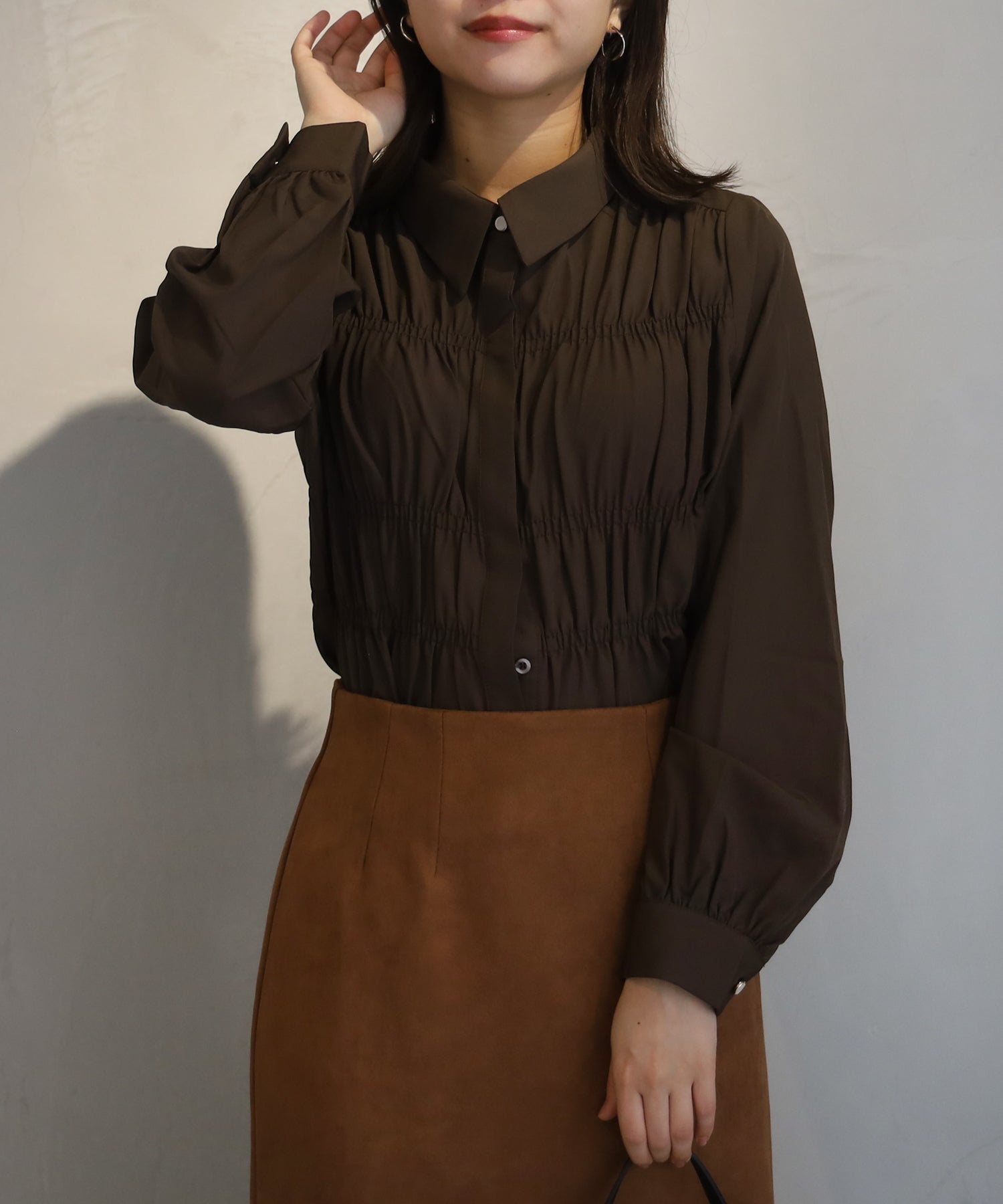 ブラウン　model：156㎝　着用サイズ：M
