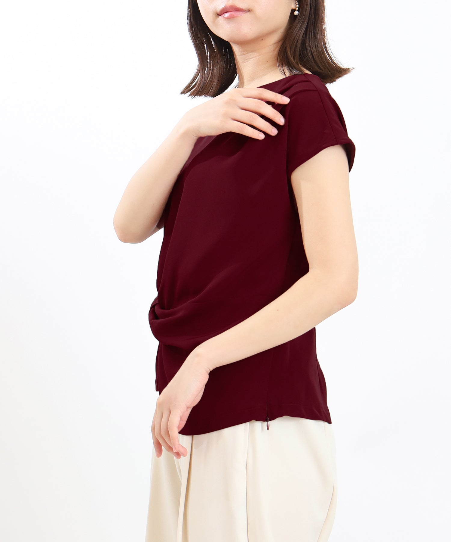 ワイン　model：156　着用サイズ：M