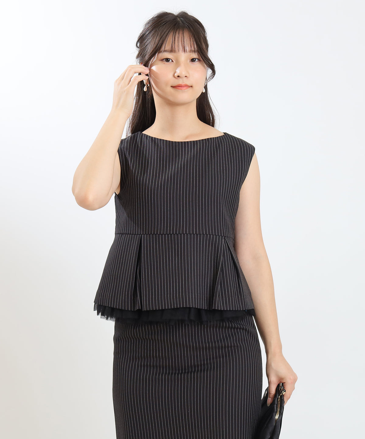 ブラック　model:160cm  着用サイズ：M