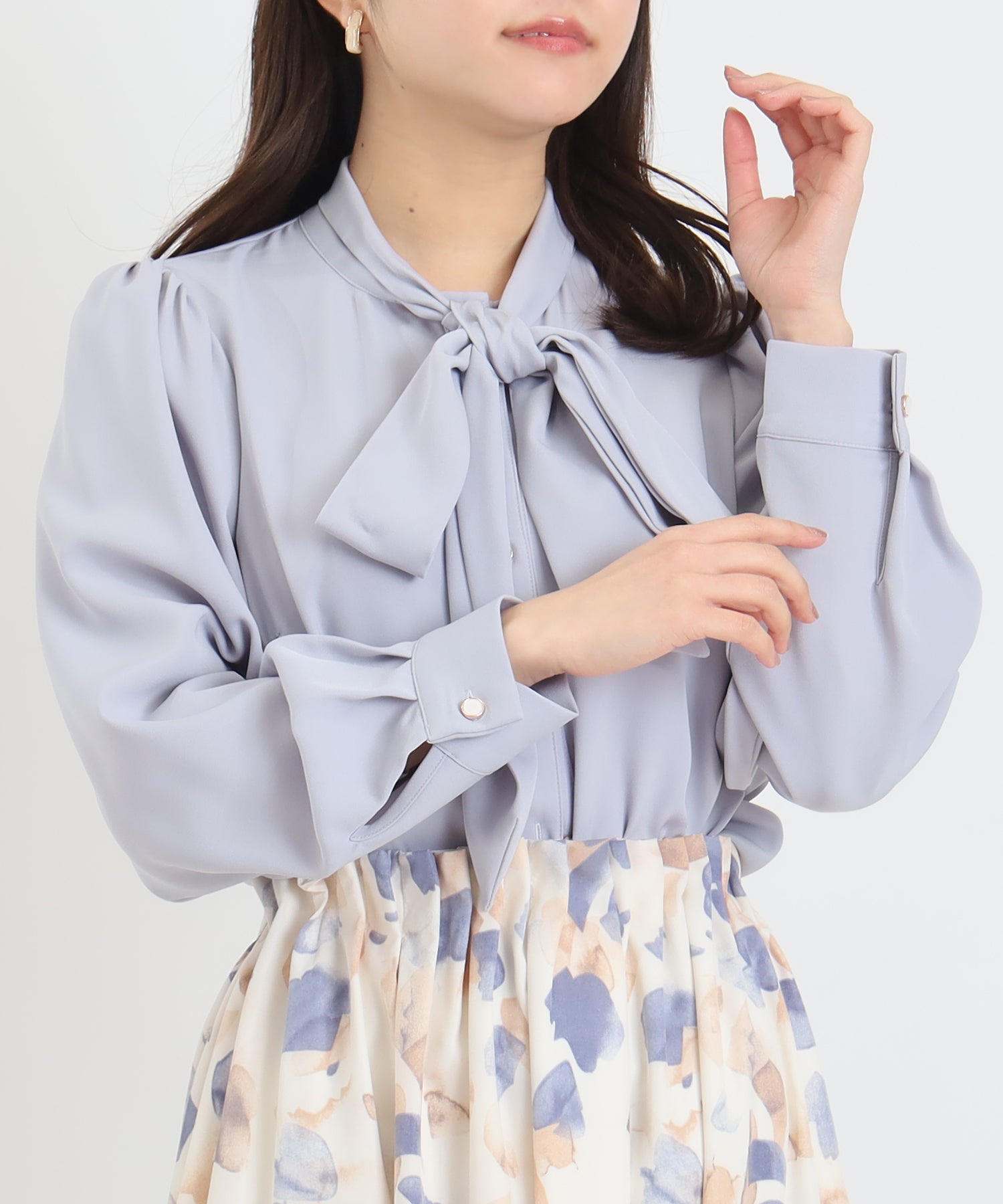 ダスティーブルー　model：156　着用サイズ：M