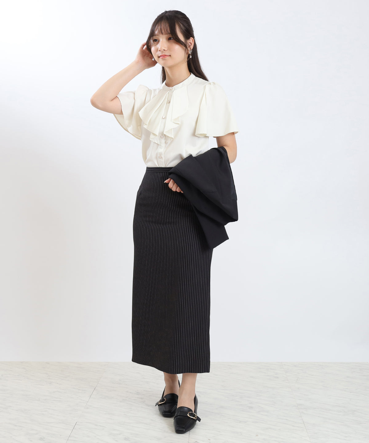 ブラック　model:160cm  着用サイズ：M