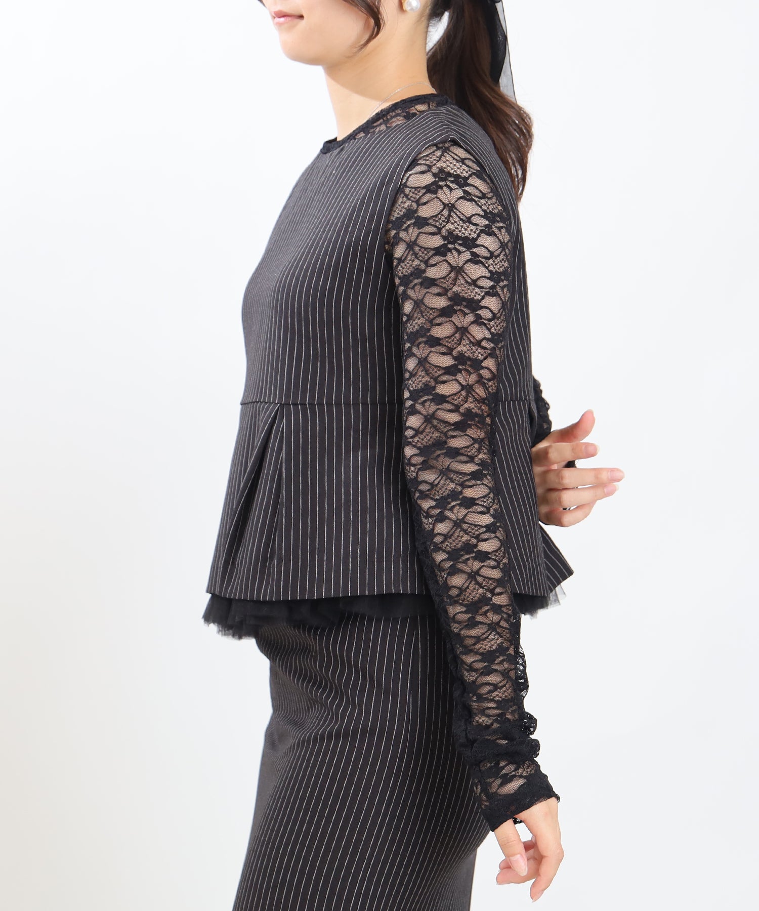 ブラック　model：160　着用サイズ：M