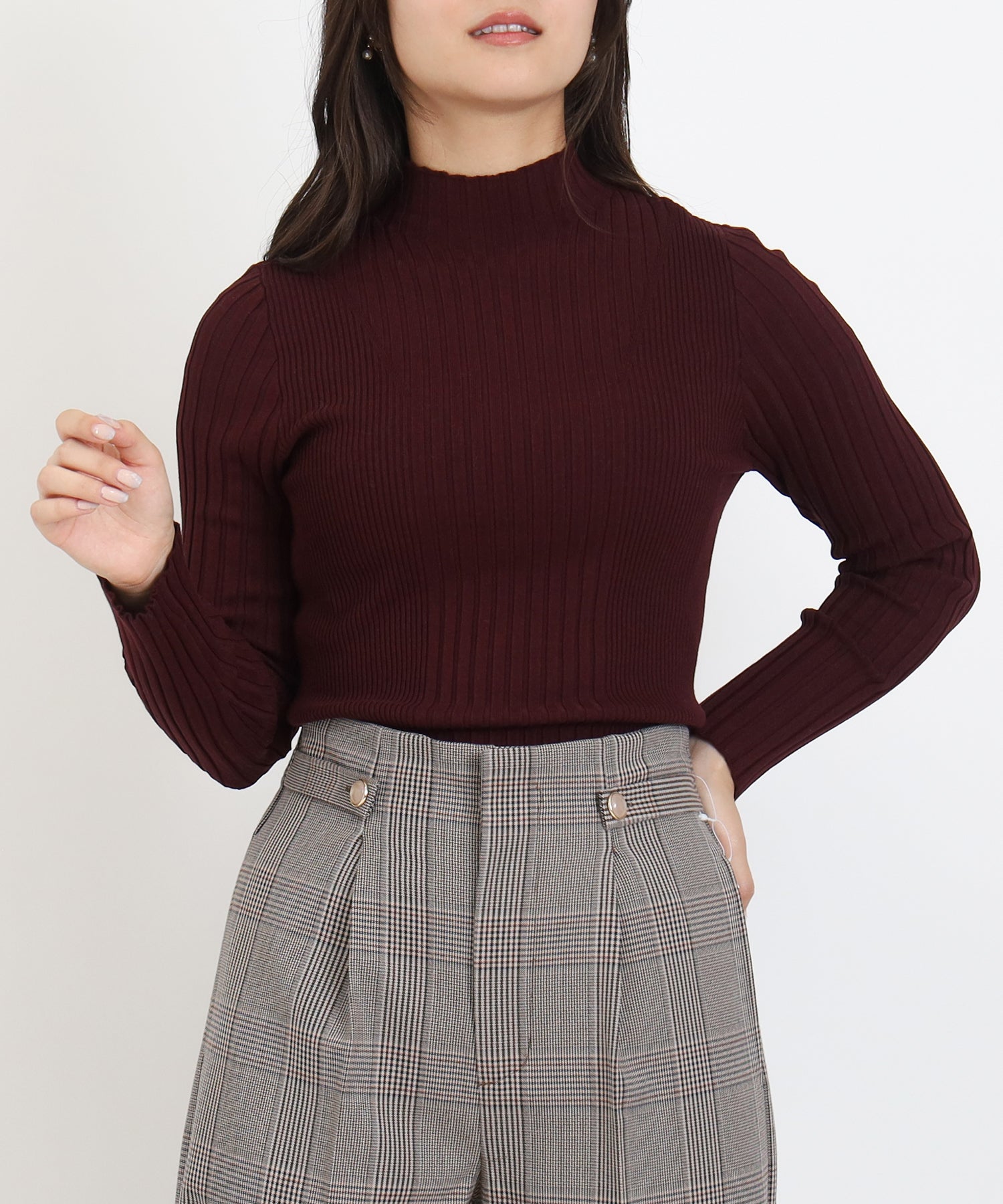 ワイン　model：160　着用サイズ：M