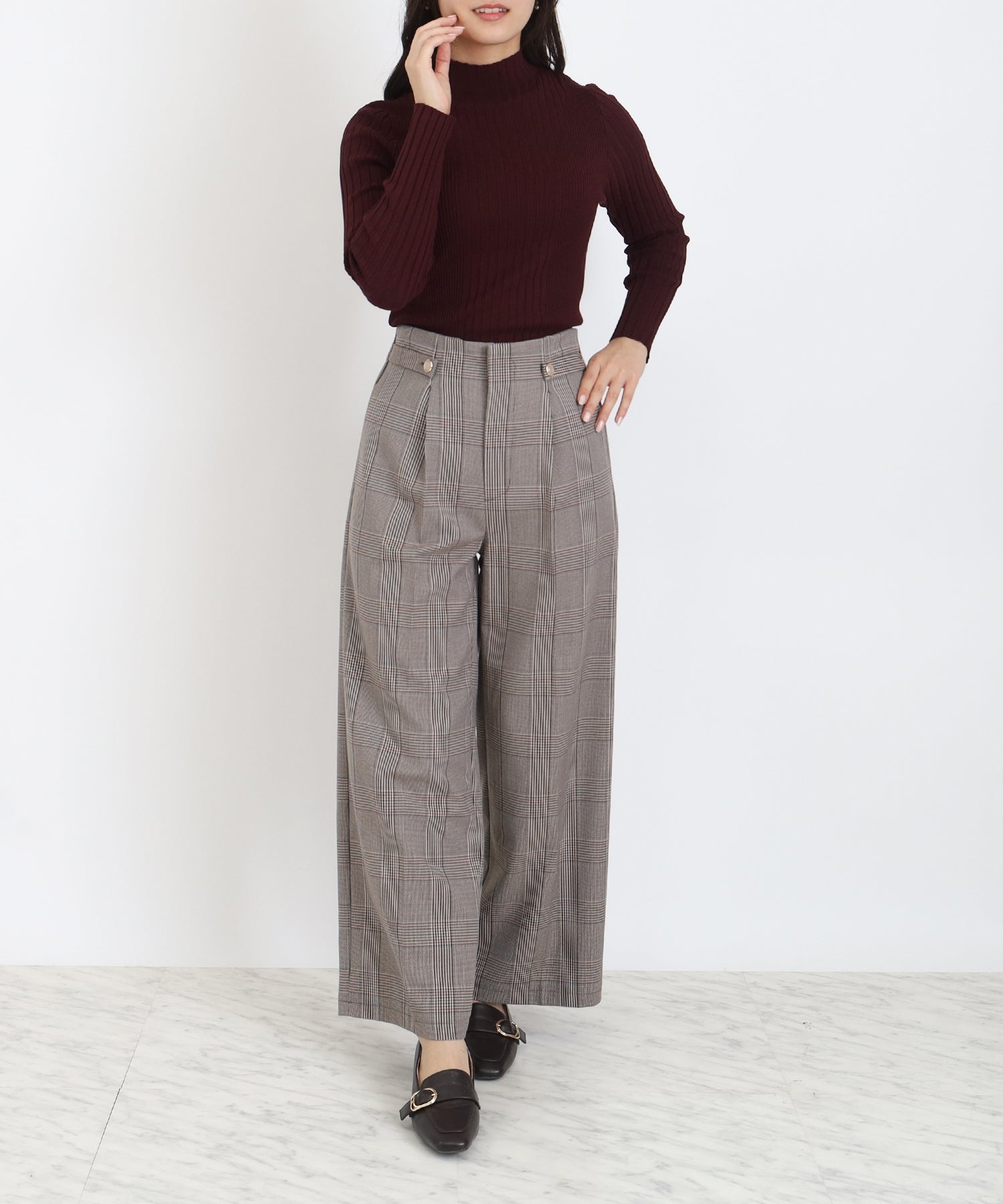 ワイン　model：160　着用サイズ：M