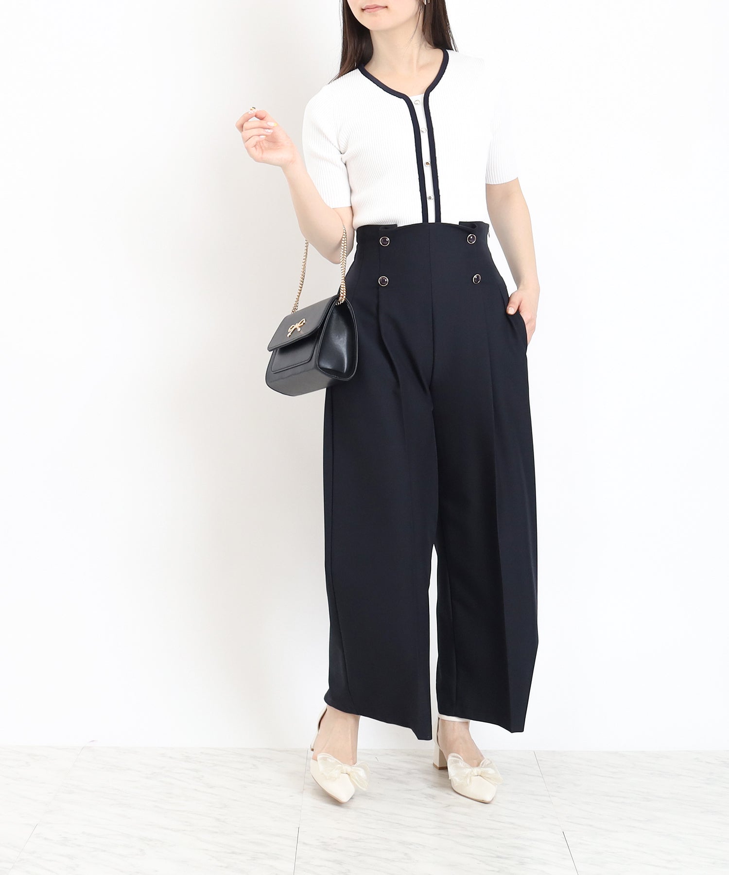 ネイビー　model:160cm  着用サイズ：M