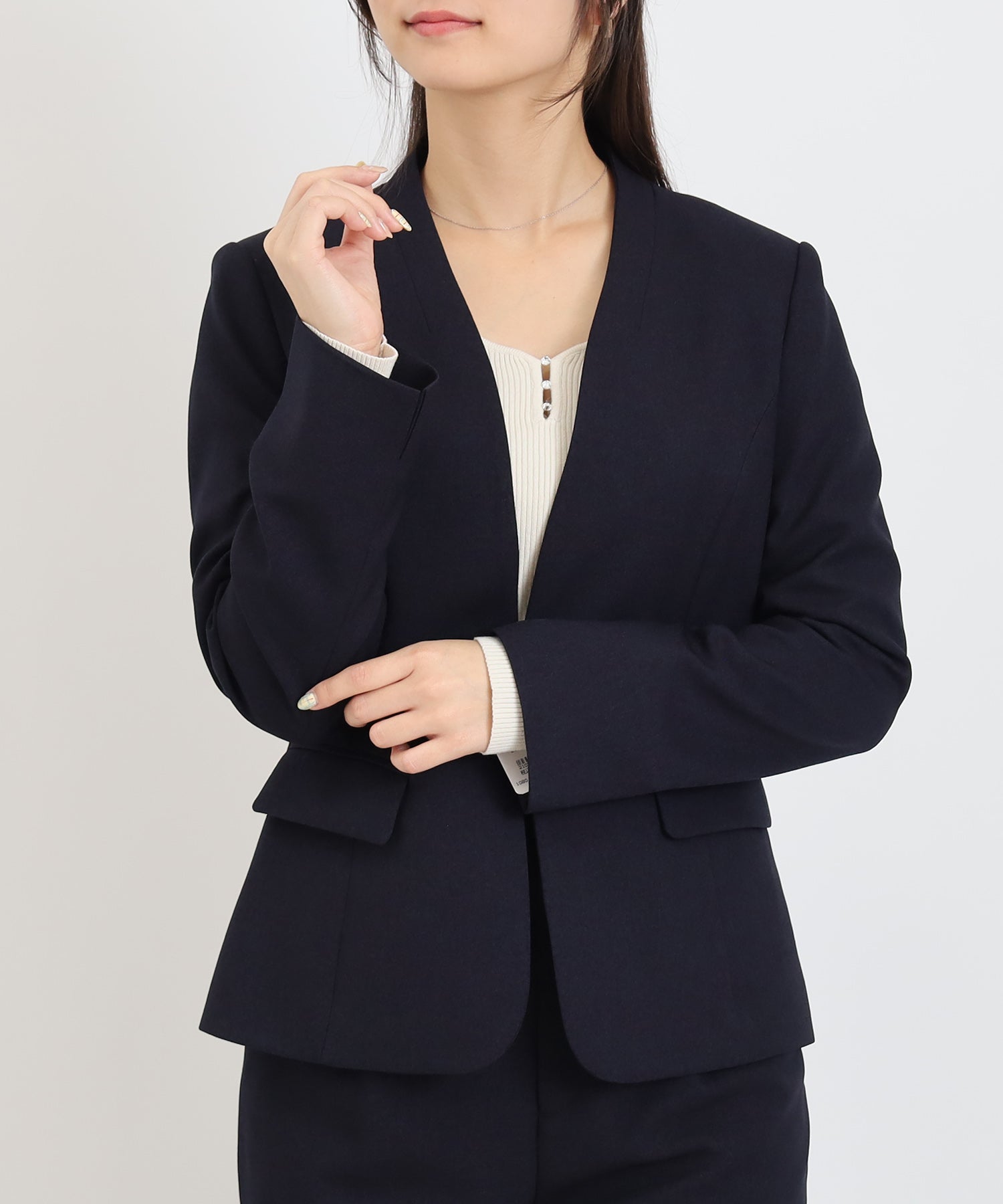 ネイビー　model：160　着用サイズ：M