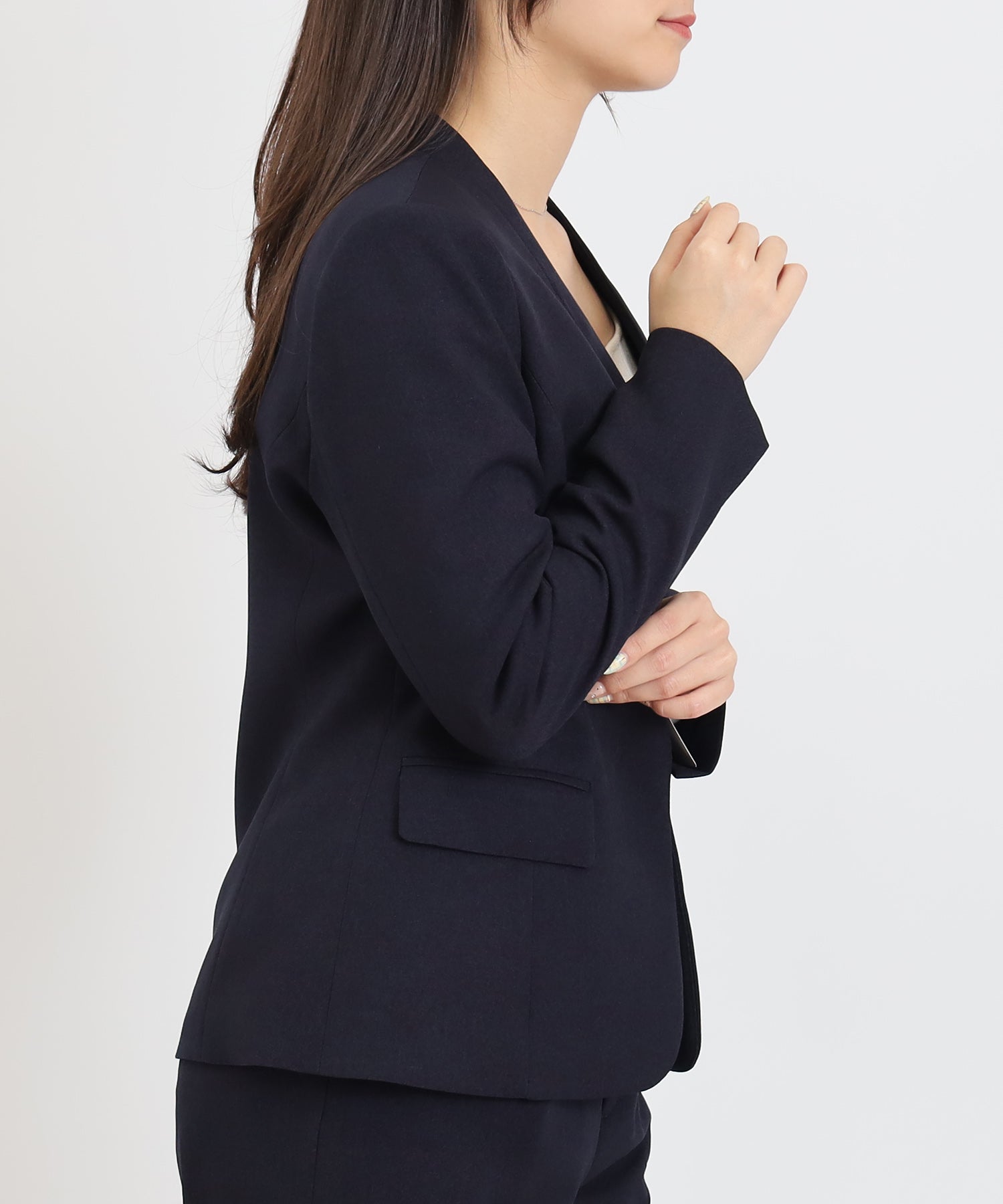 ネイビー　model：160　着用サイズ：M