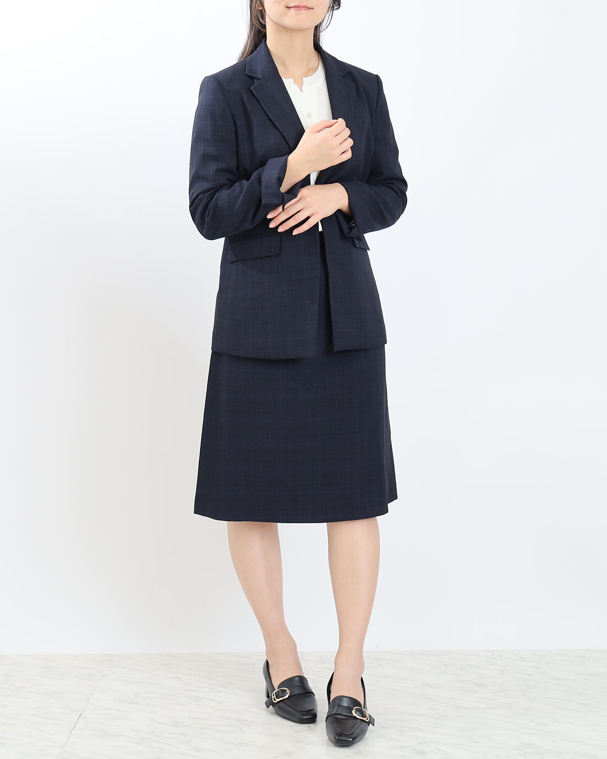 ネイビー　model:160cm 着用サイズ：M