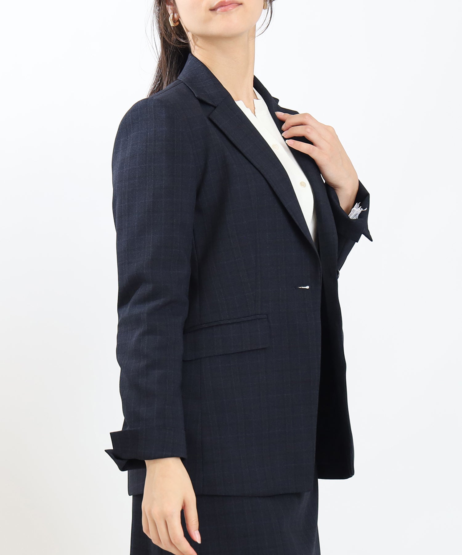 ネイビー　model:160cm 着用サイズ：M