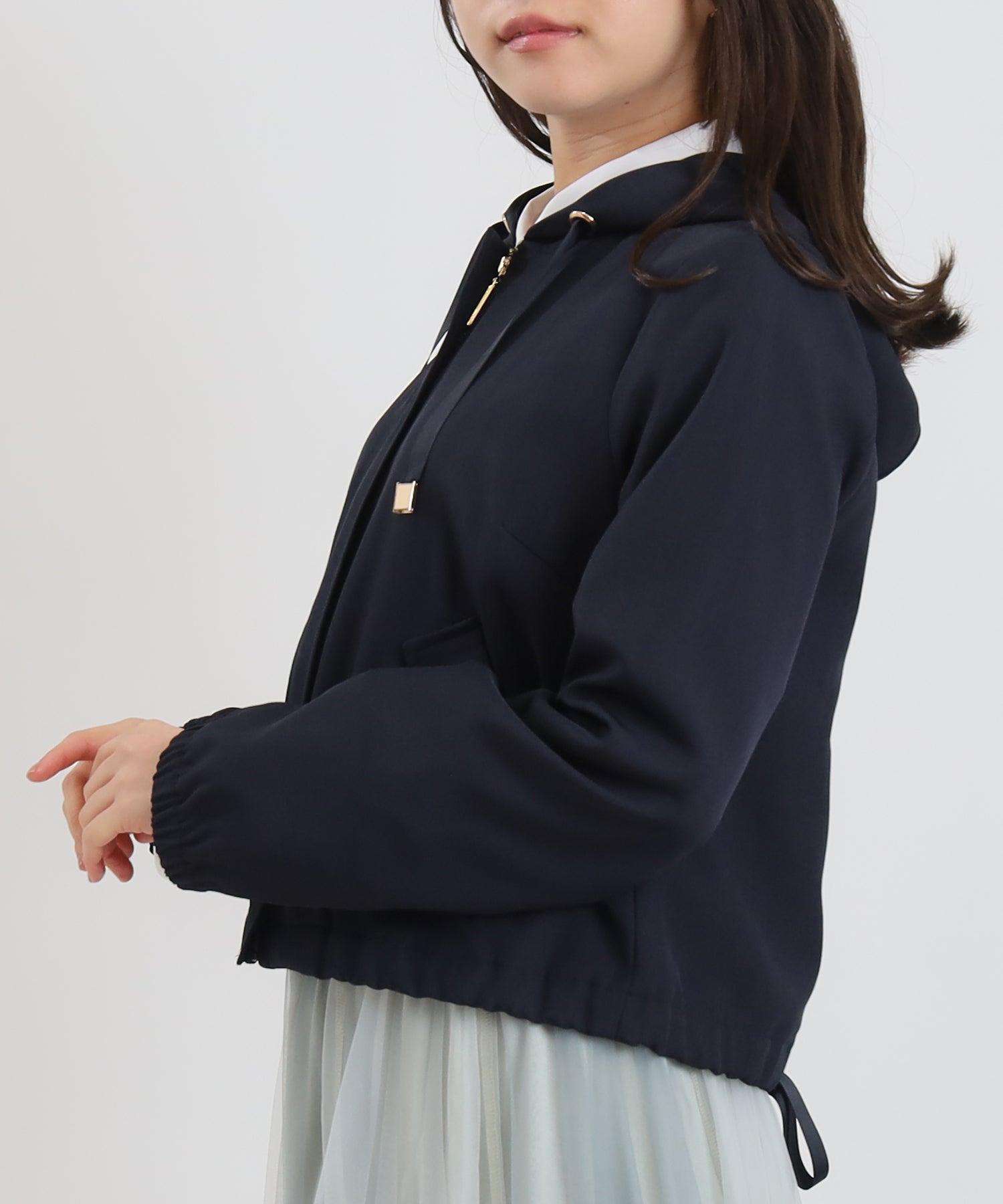 ネイビー　model：156　着用サイズ：M