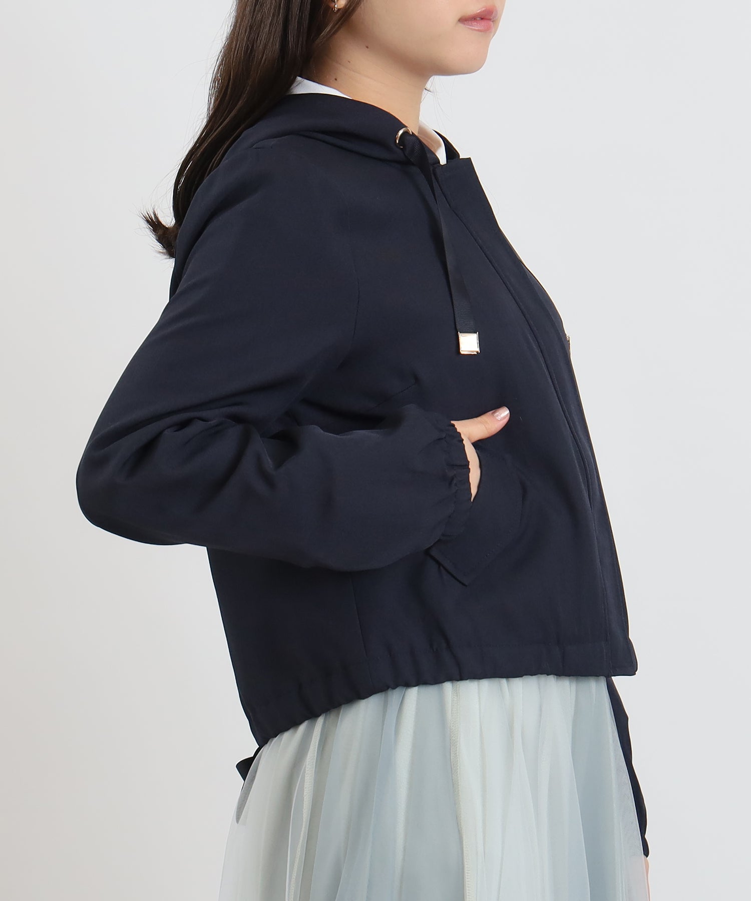 ネイビー　model：156　着用サイズ：M