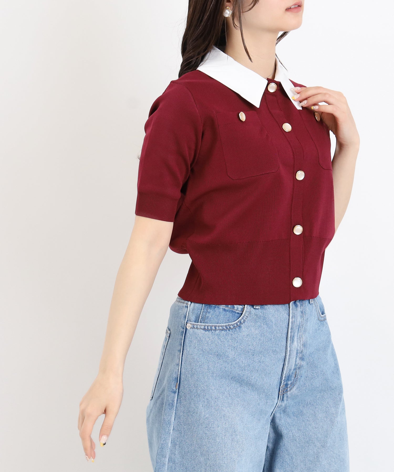 ワイン　model：160　着用サイズ：M