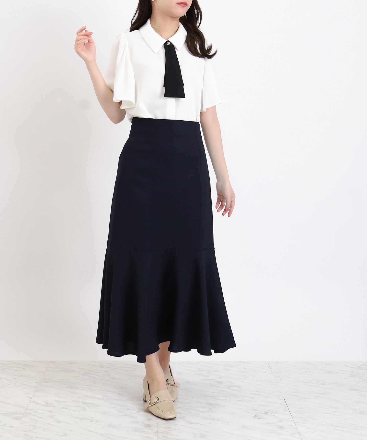 ホワイト　model：156　着用サイズ：S