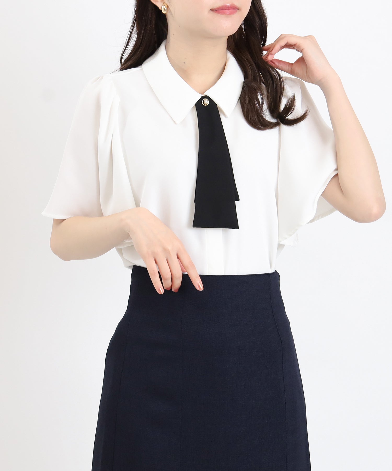ホワイト　model：156　着用サイズ：S
