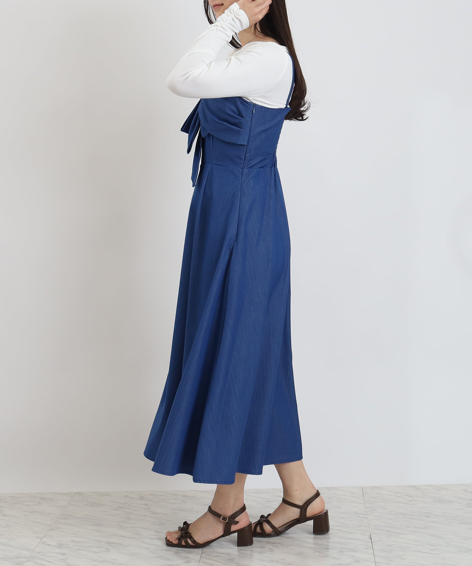 ブルー　model:160cm  着用サイズ：M