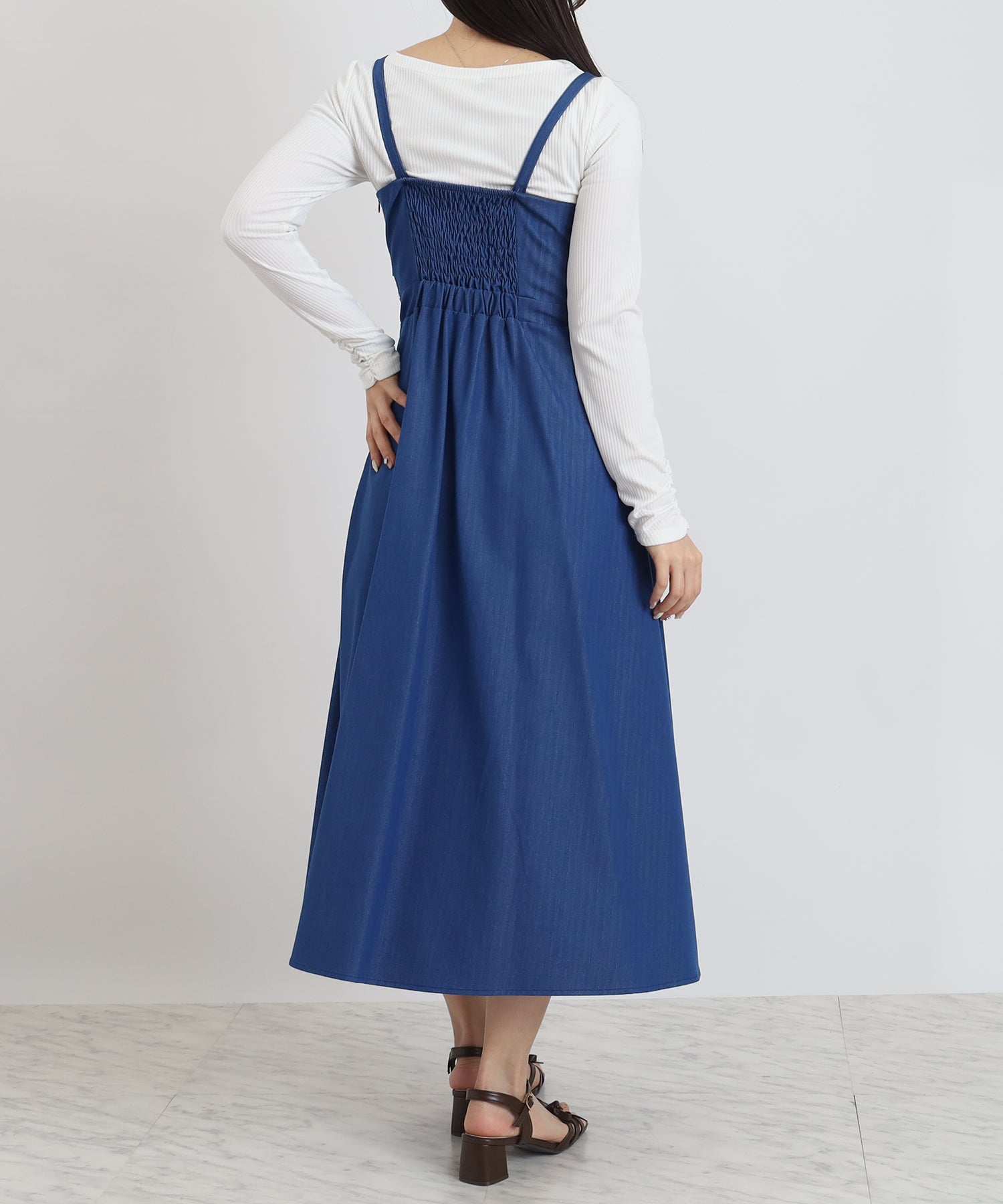 ブルー　model:160cm  着用サイズ：M