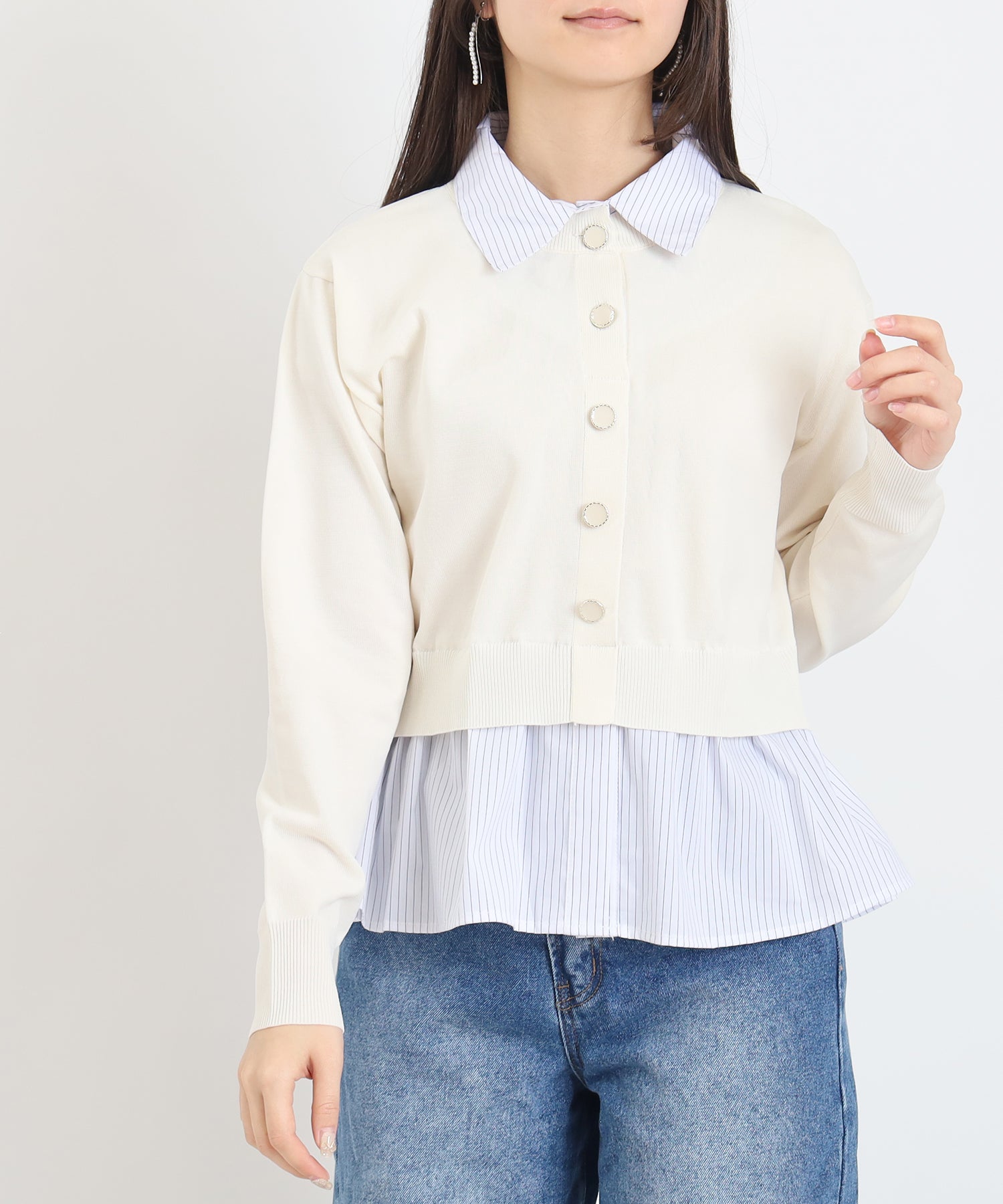 アイボリー　model:160　着用サイズ：M