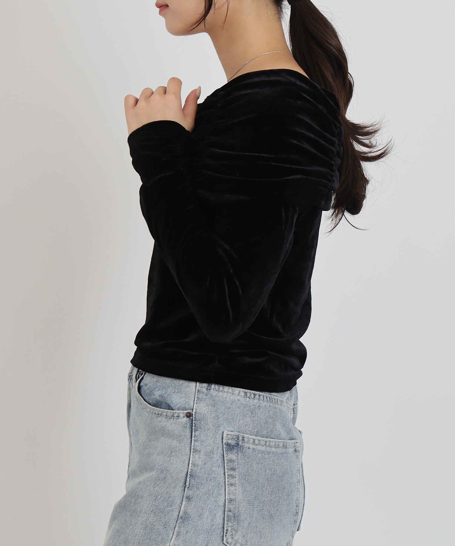 ブラック　model:160cm  着用サイズ：M