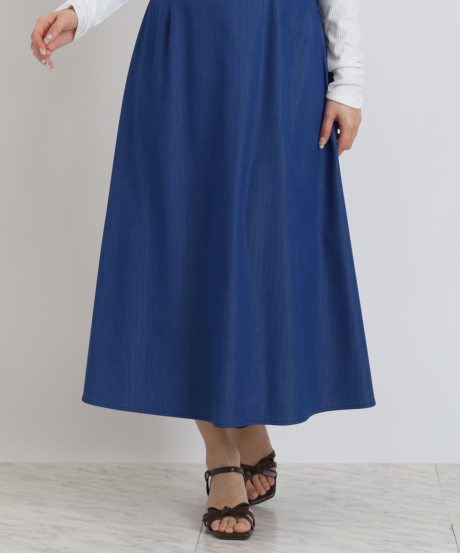 ブルー　model:160cm  着用サイズ：M