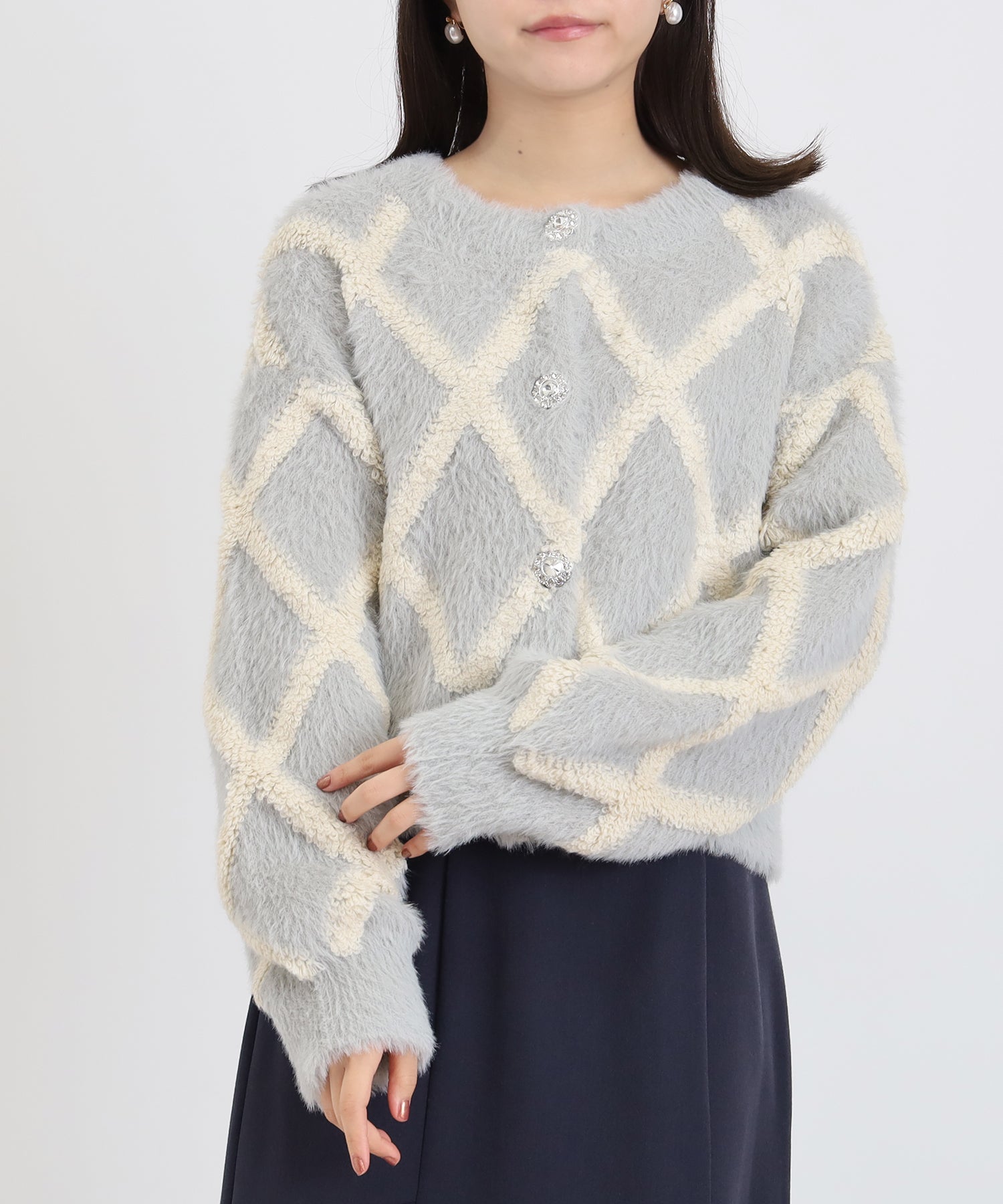 ライトグレー(×ベージュ)