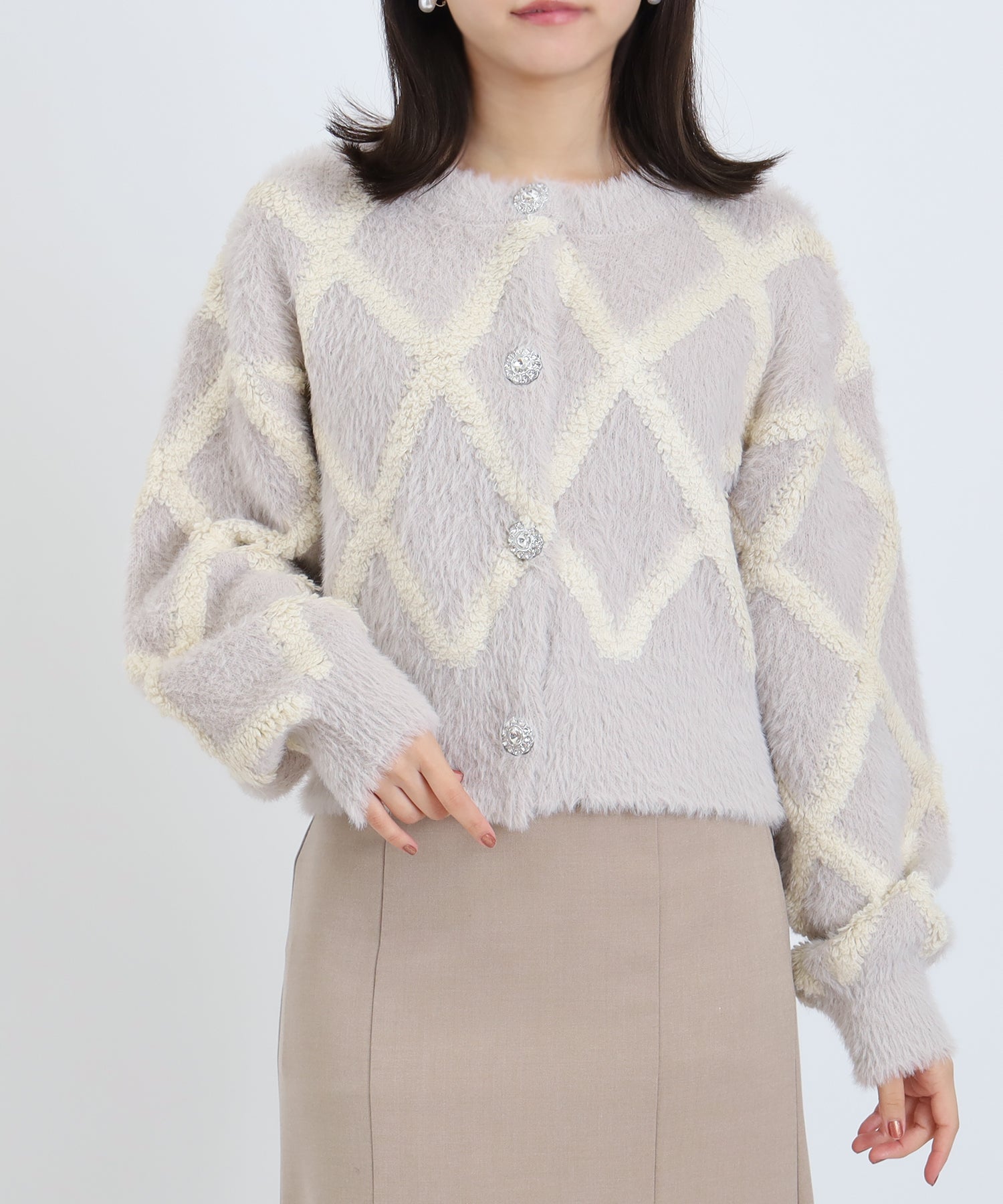 ラベンダー　model；156　着用サイズ：M