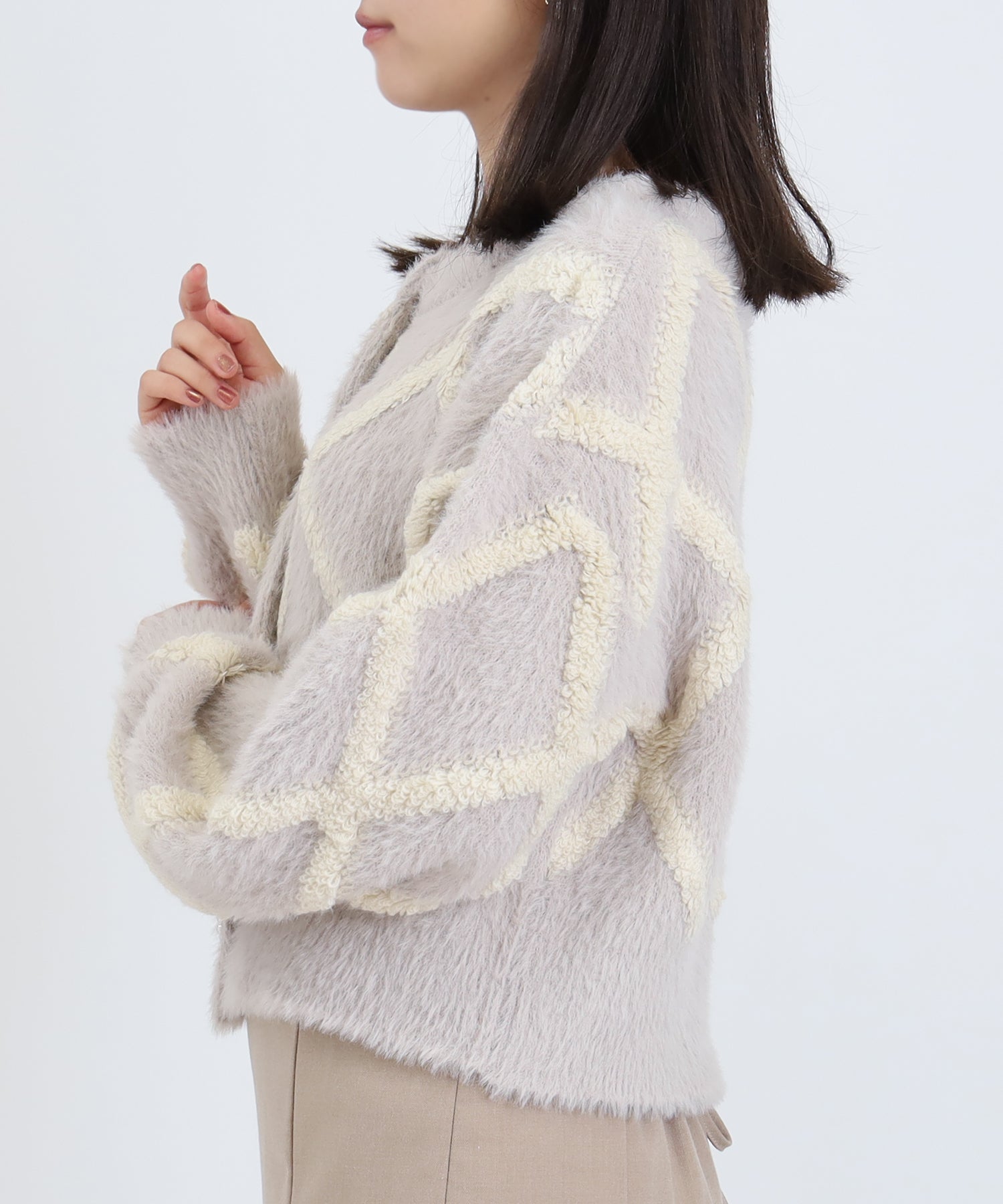 ラベンダー　model；156　着用サイズ：M