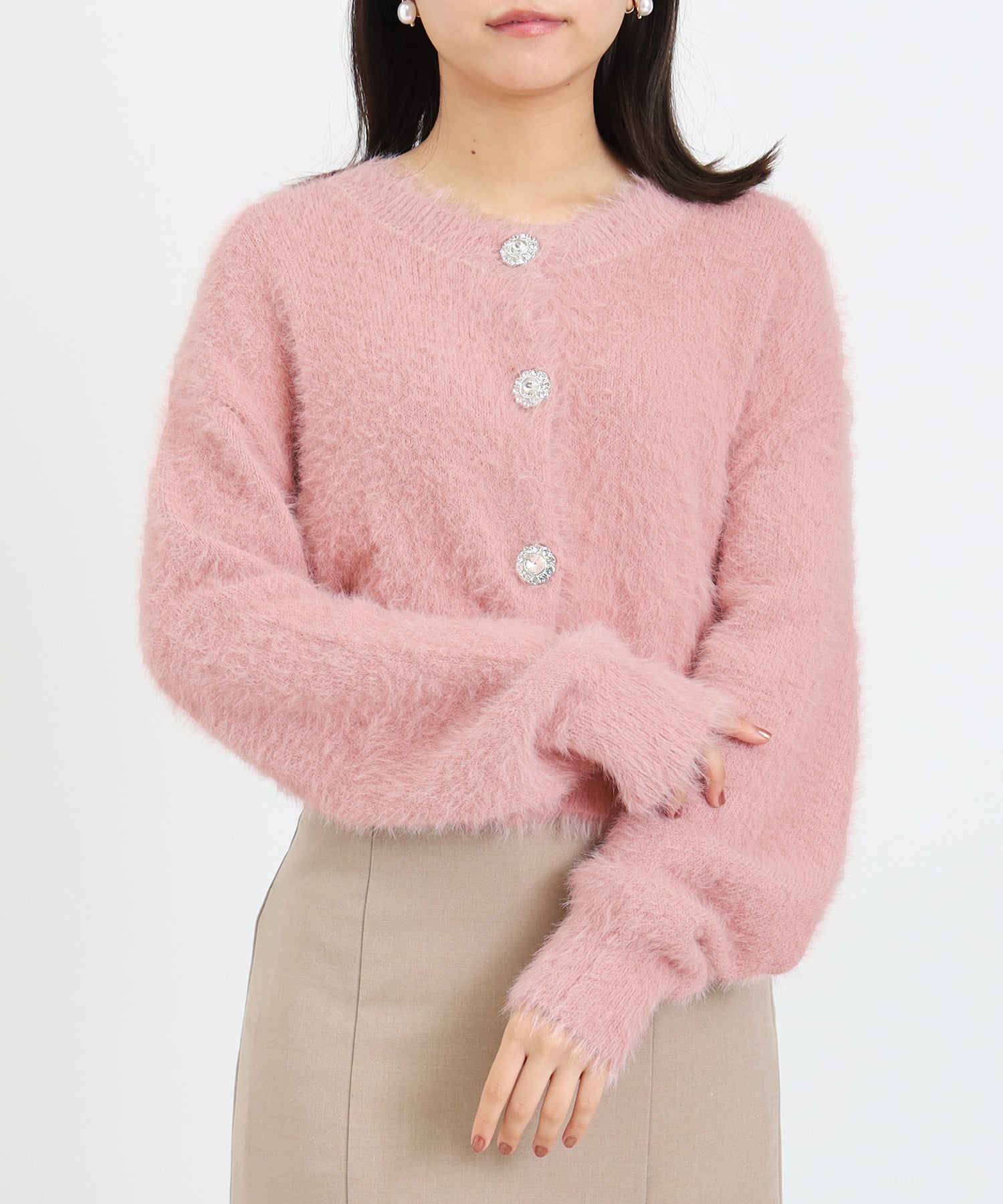 ピンク　model:156　着用サイズ：M