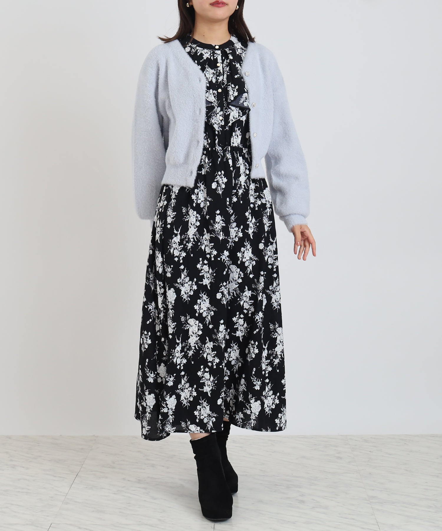 サックス　model:156cm  着用サイズ：M