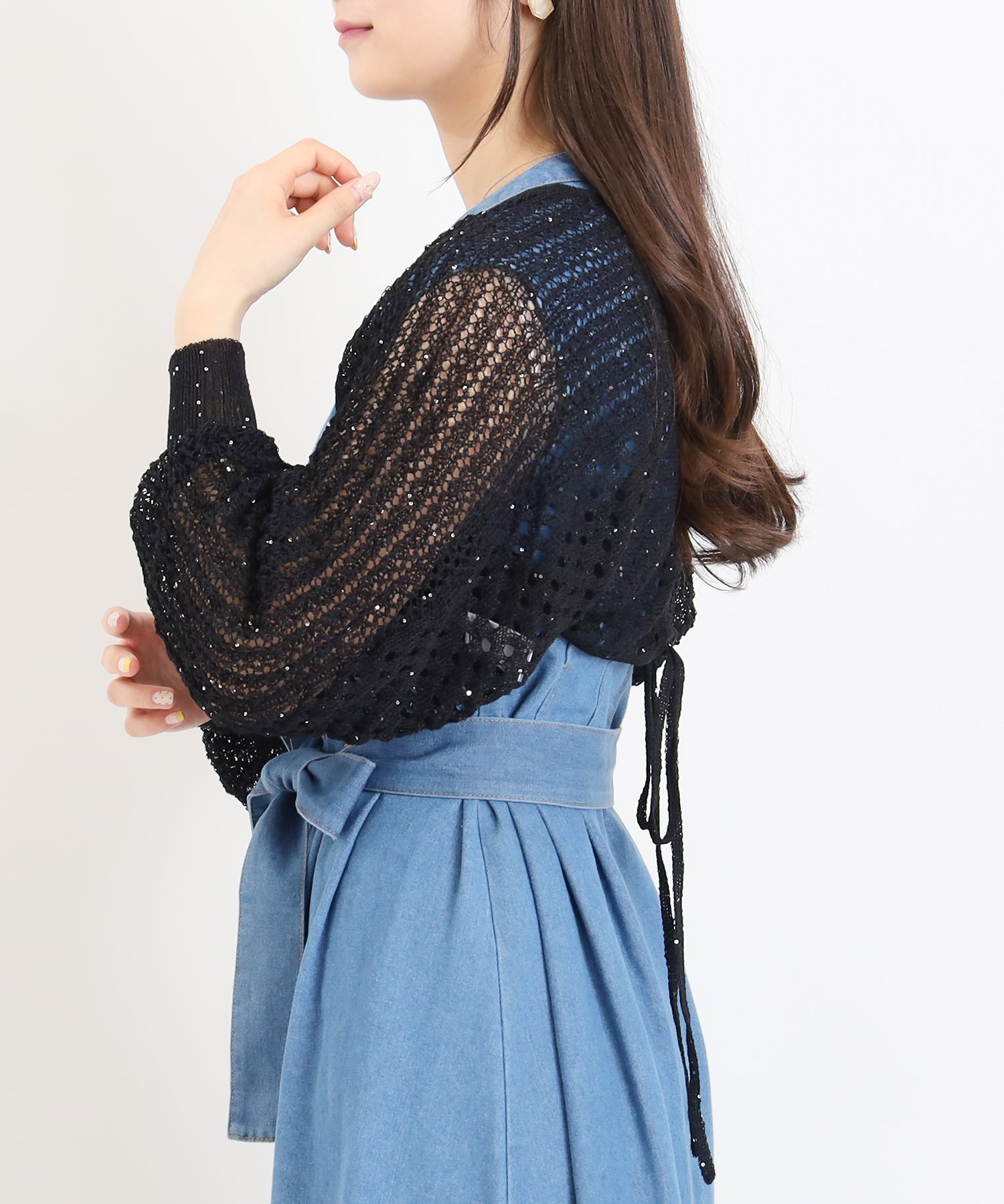 ブラック　model：160　着用サイズ：M