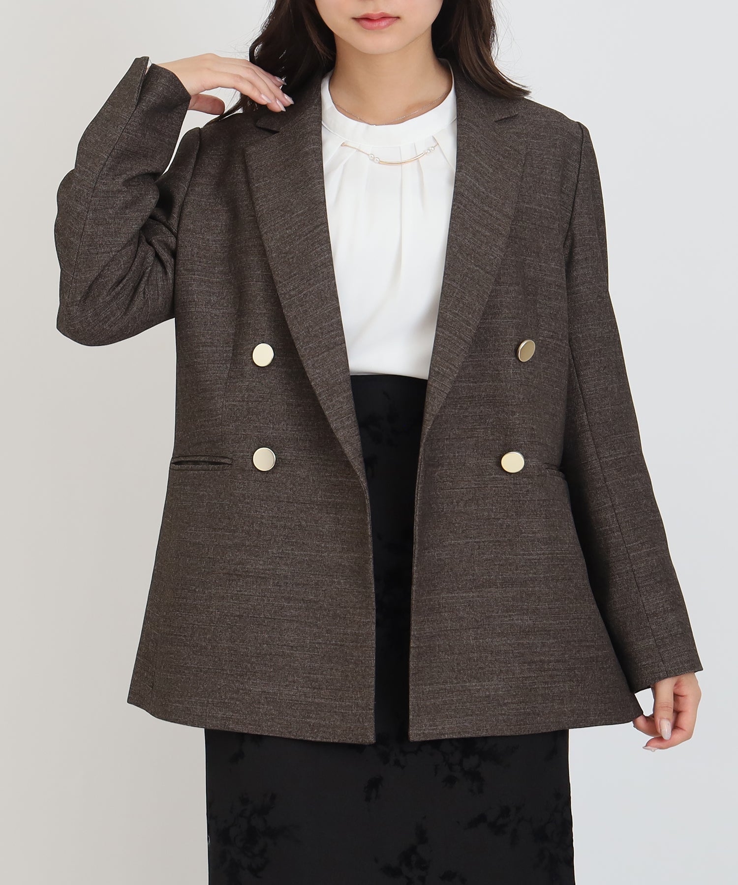 ブラウン　model：160　着用サイズ：M