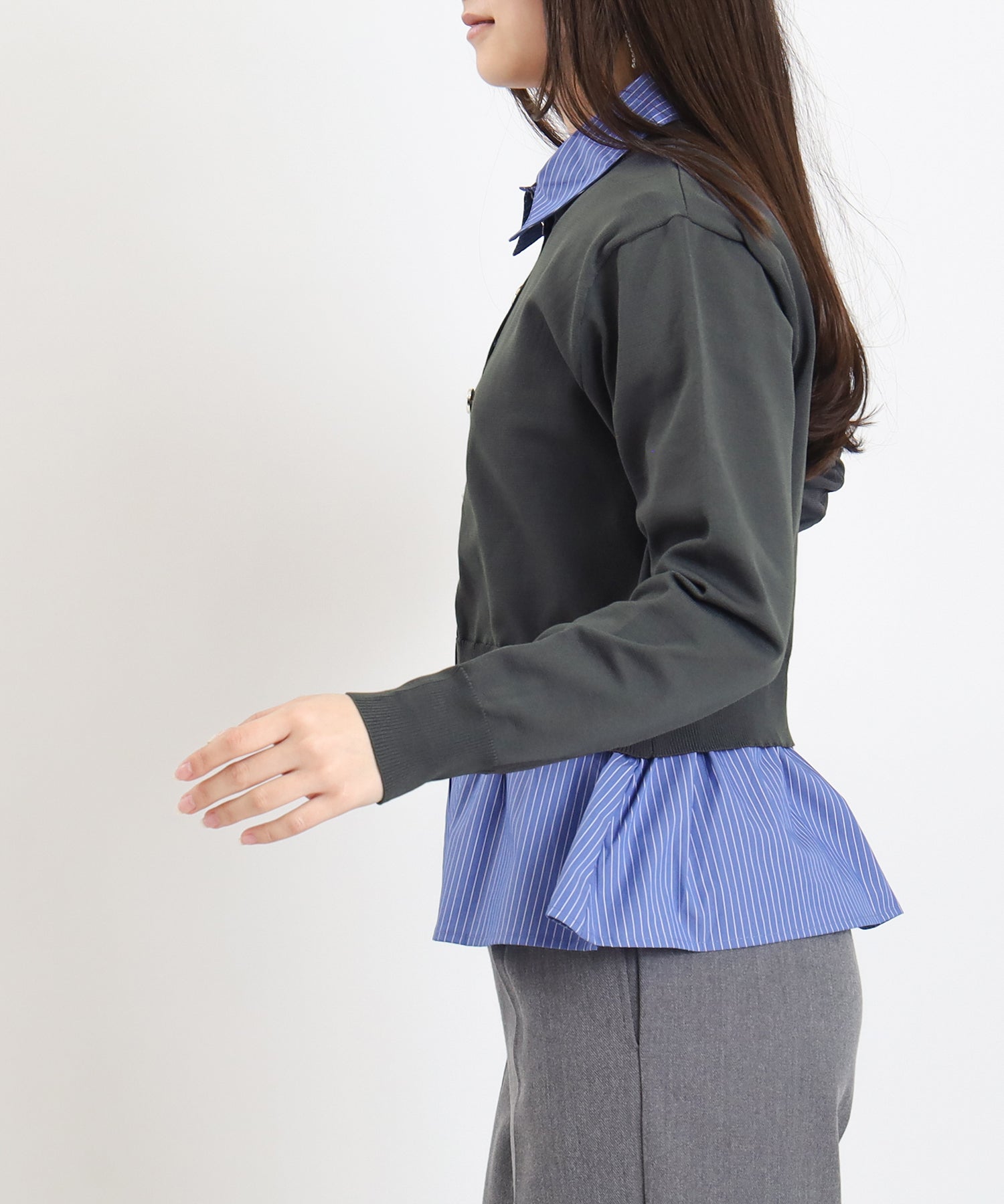 チャコール　model:160　着用サイズ：M