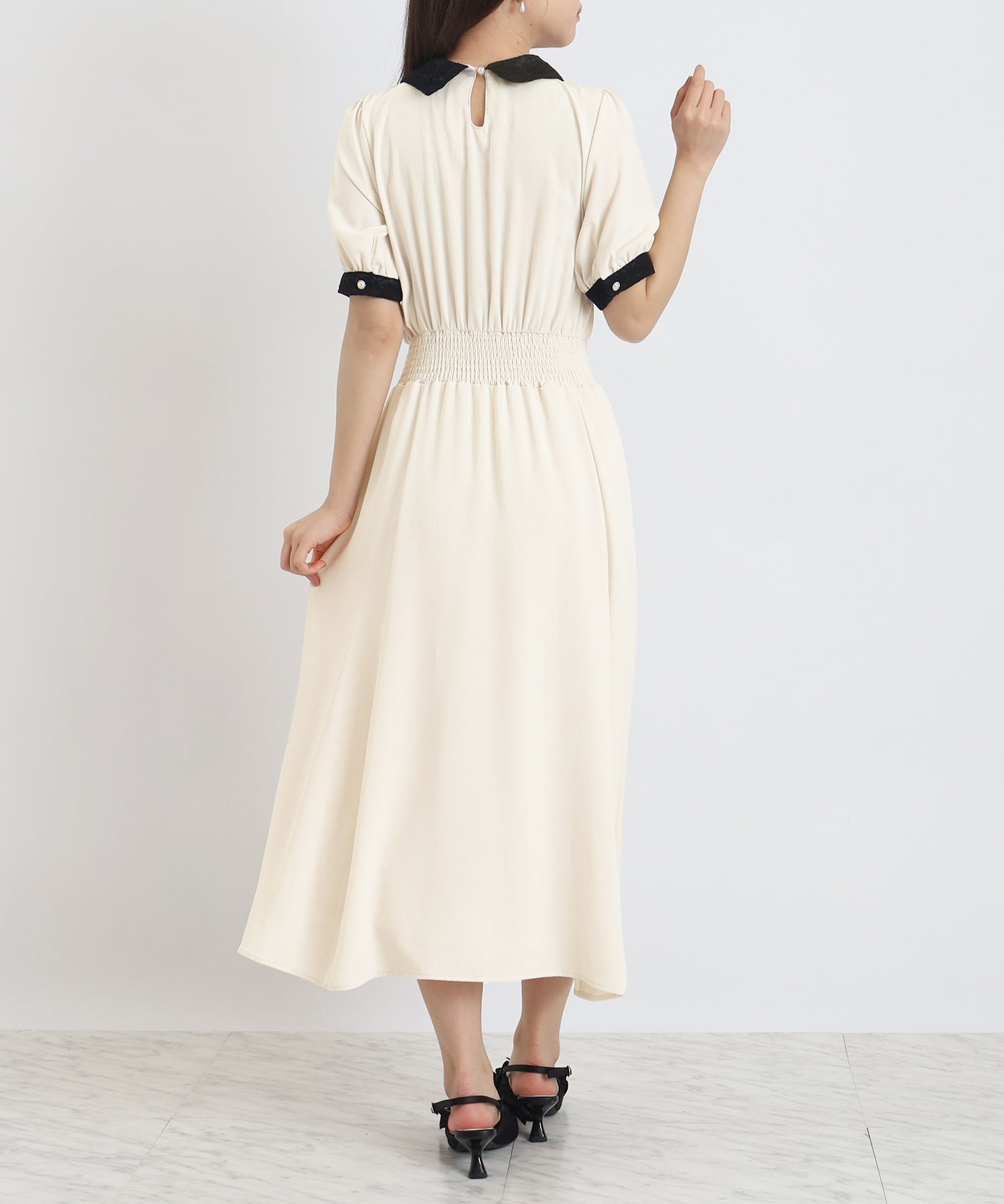 アイボリー　model:156cm  着用サイズ：M