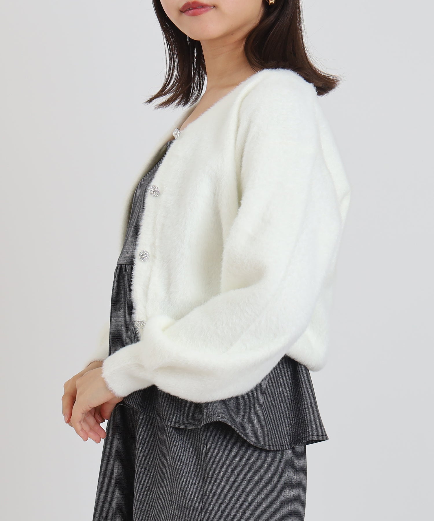 ホワイト　model:156cm  着用サイズ：M
