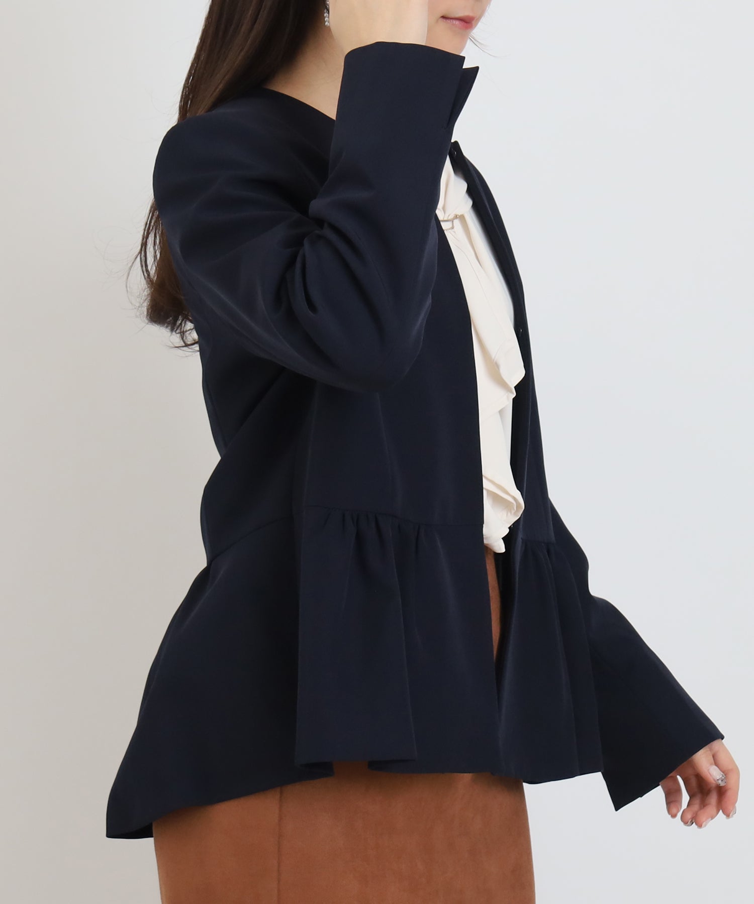 ネイビー　model：160　着用サイズ：M