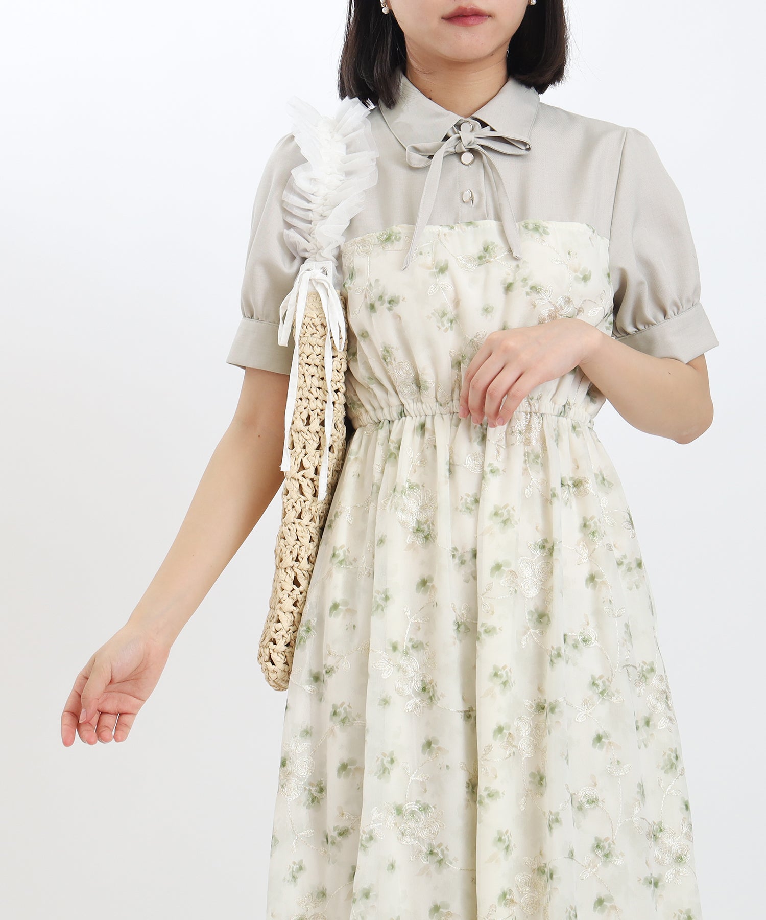 ミント　model：156　着用サイズ：M