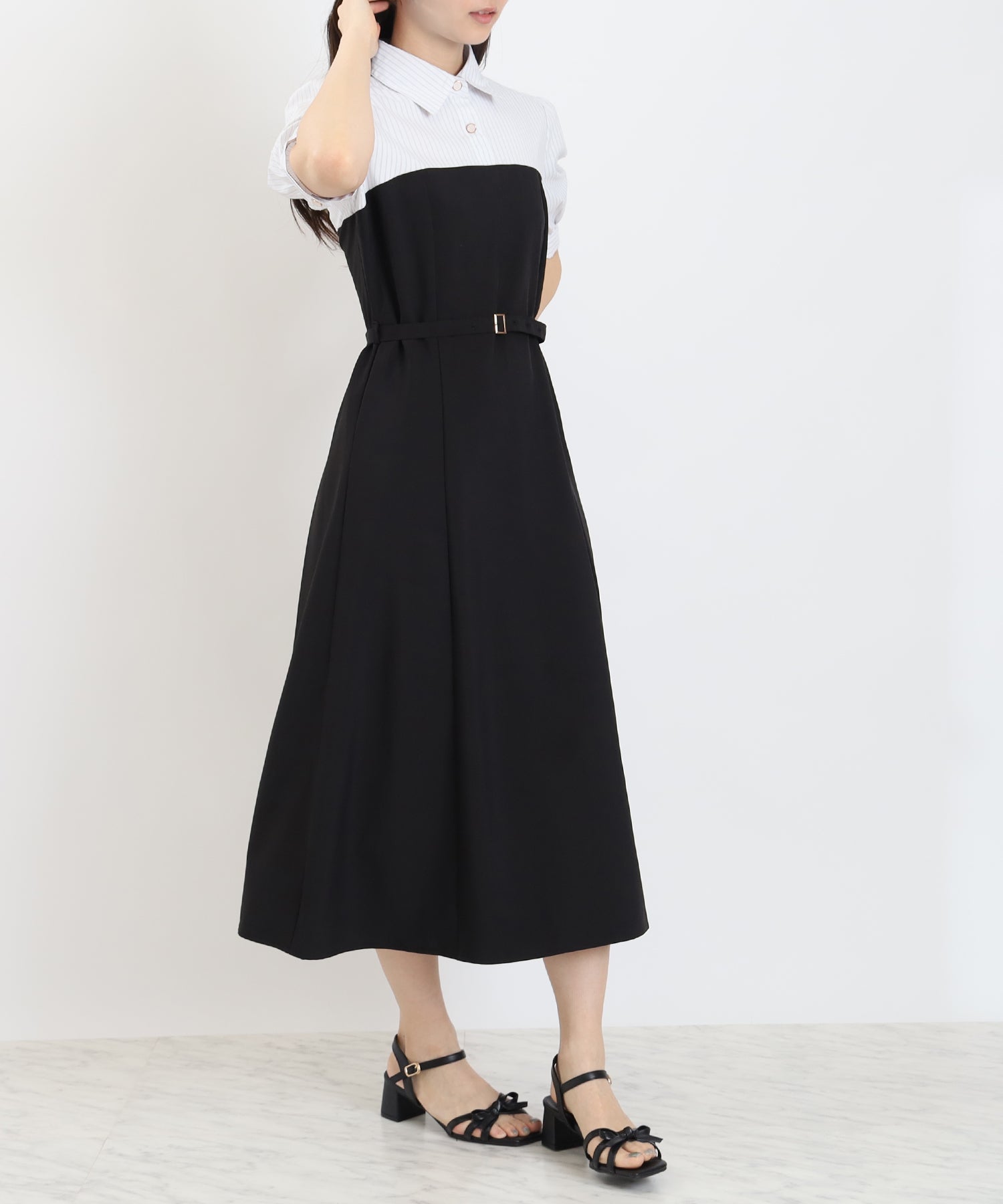 【専用】　ゴーカイジャー　ドレスシャツ　ベルト NEW】ベルト付きシャツドッキングワンピース