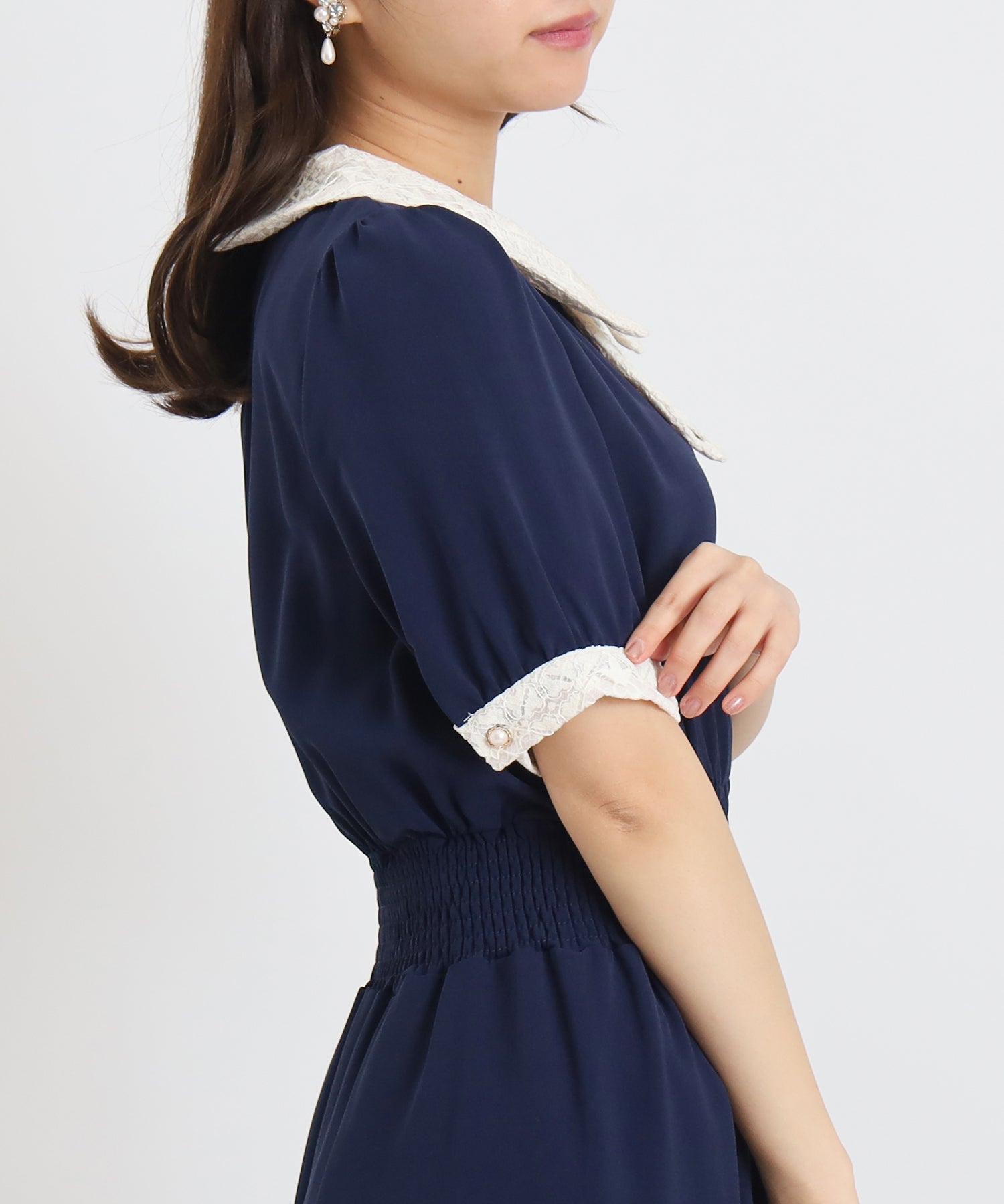 ネイビー　model:156cm  着用サイズ：M