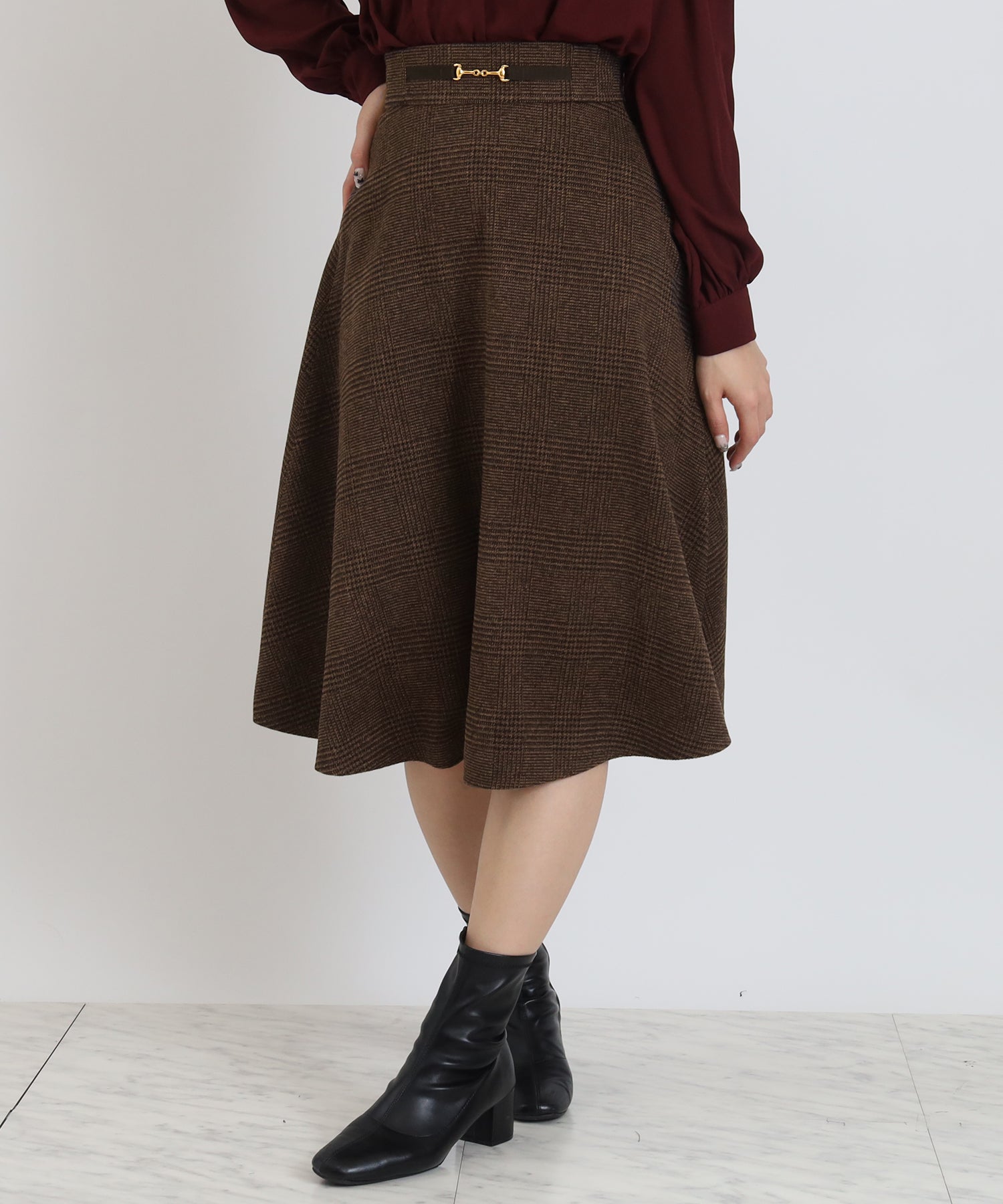 ブラウン　model:160cm  着用サイズ：S