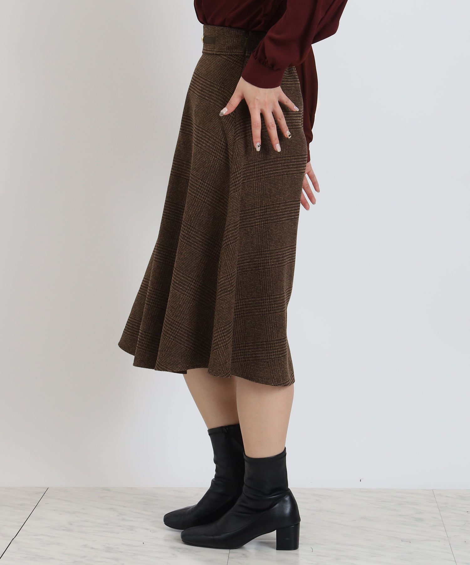 ブラウン　model:160cm  着用サイズ：S